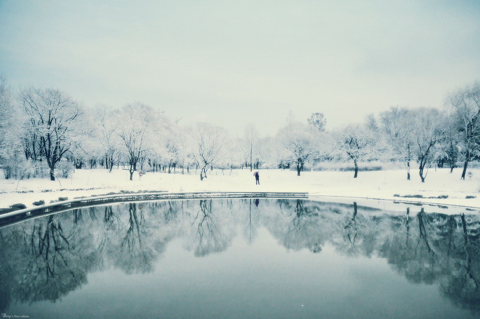 Nikon D300S + Sigma 18-50mm F2.8 EX DC Macro sample photo. Winter lake photography