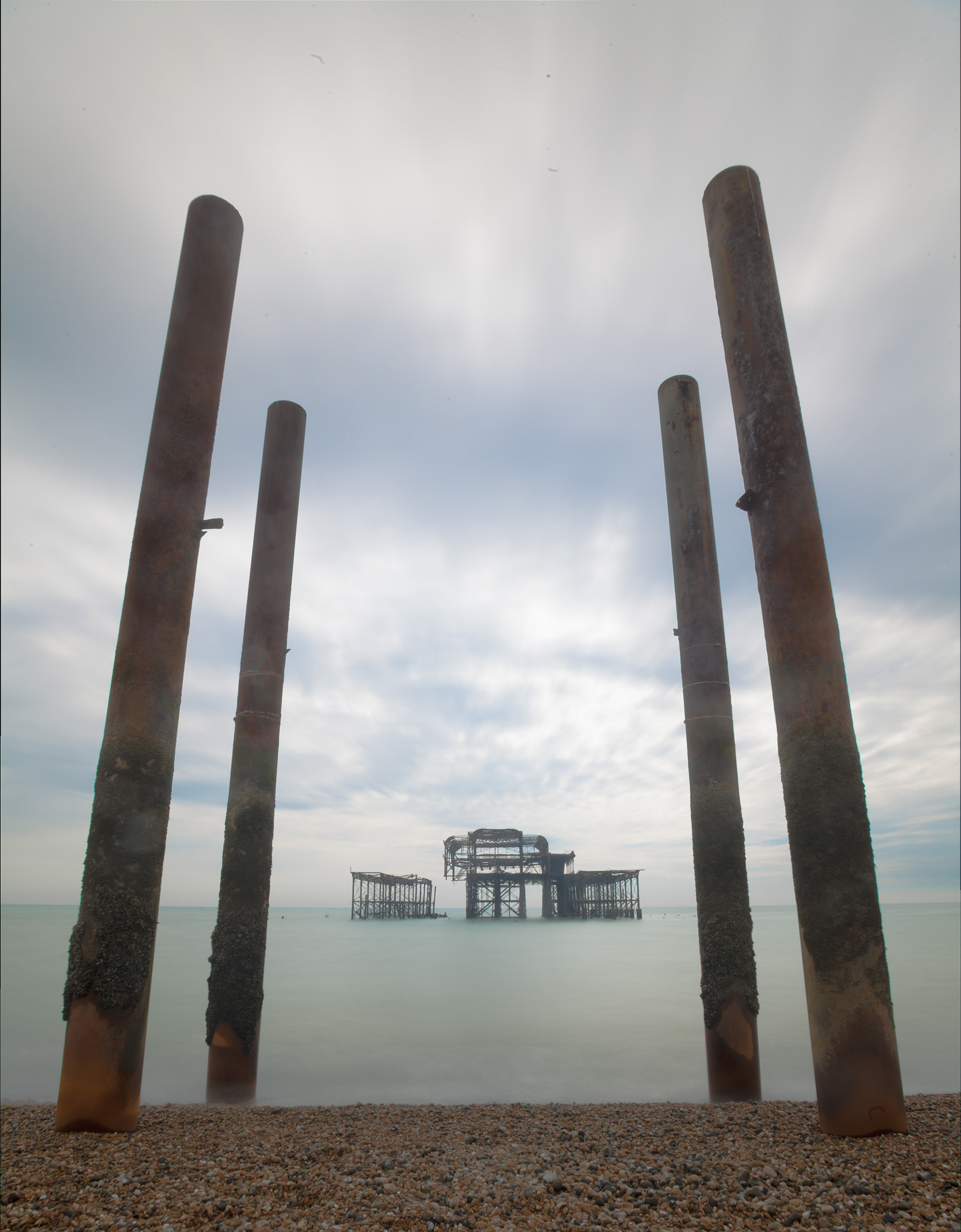 Canon EF 17-35mm f/2.8L sample photo. Brighton west pier photography