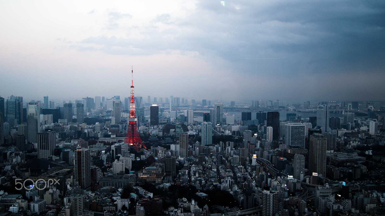 Sony SLT-A55 (SLT-A55V) sample photo. Tokyo tower photography