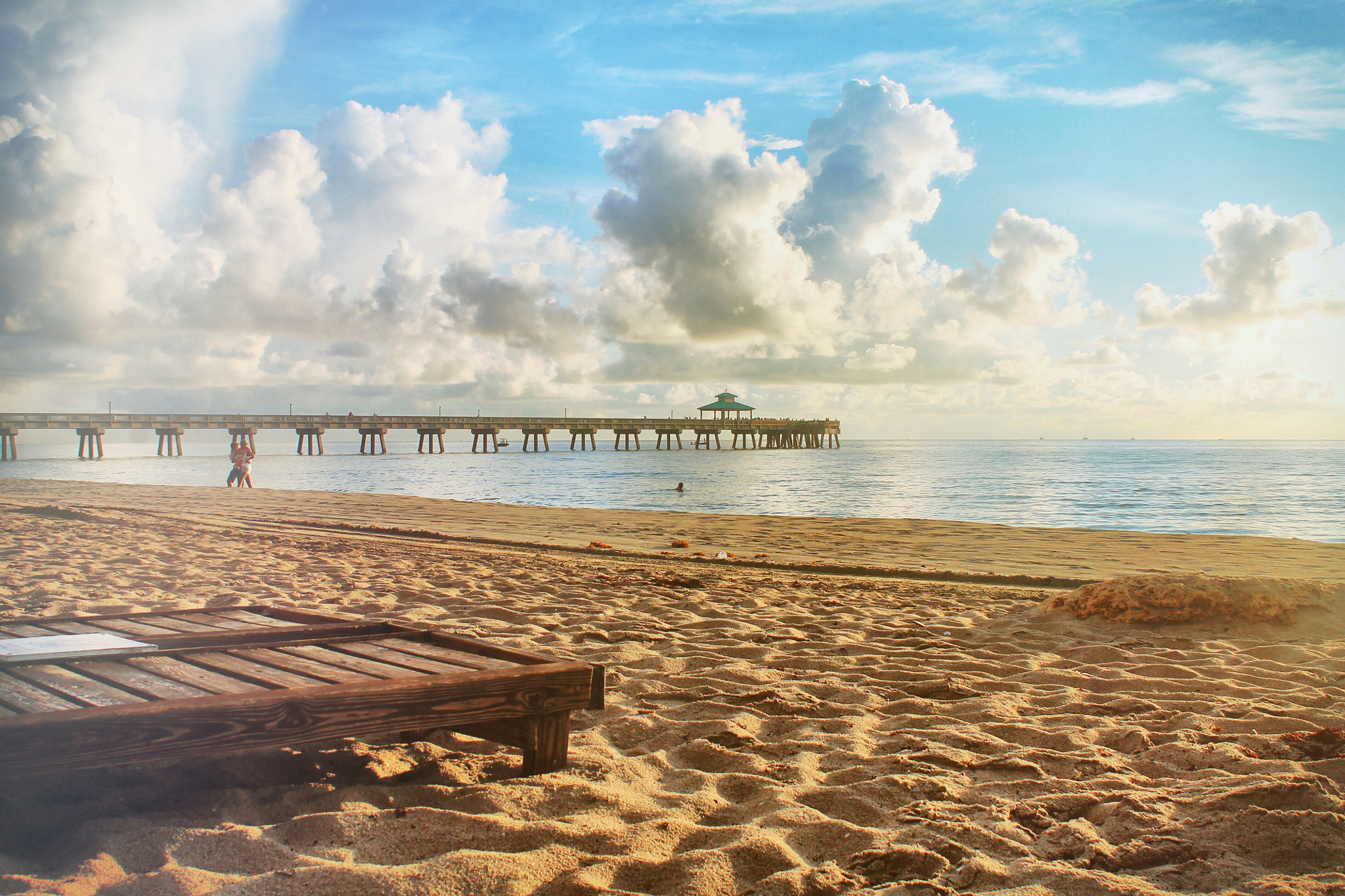 Canon EF-S 18-55mm F3.5-5.6 IS II sample photo. Early morning by the pier photography