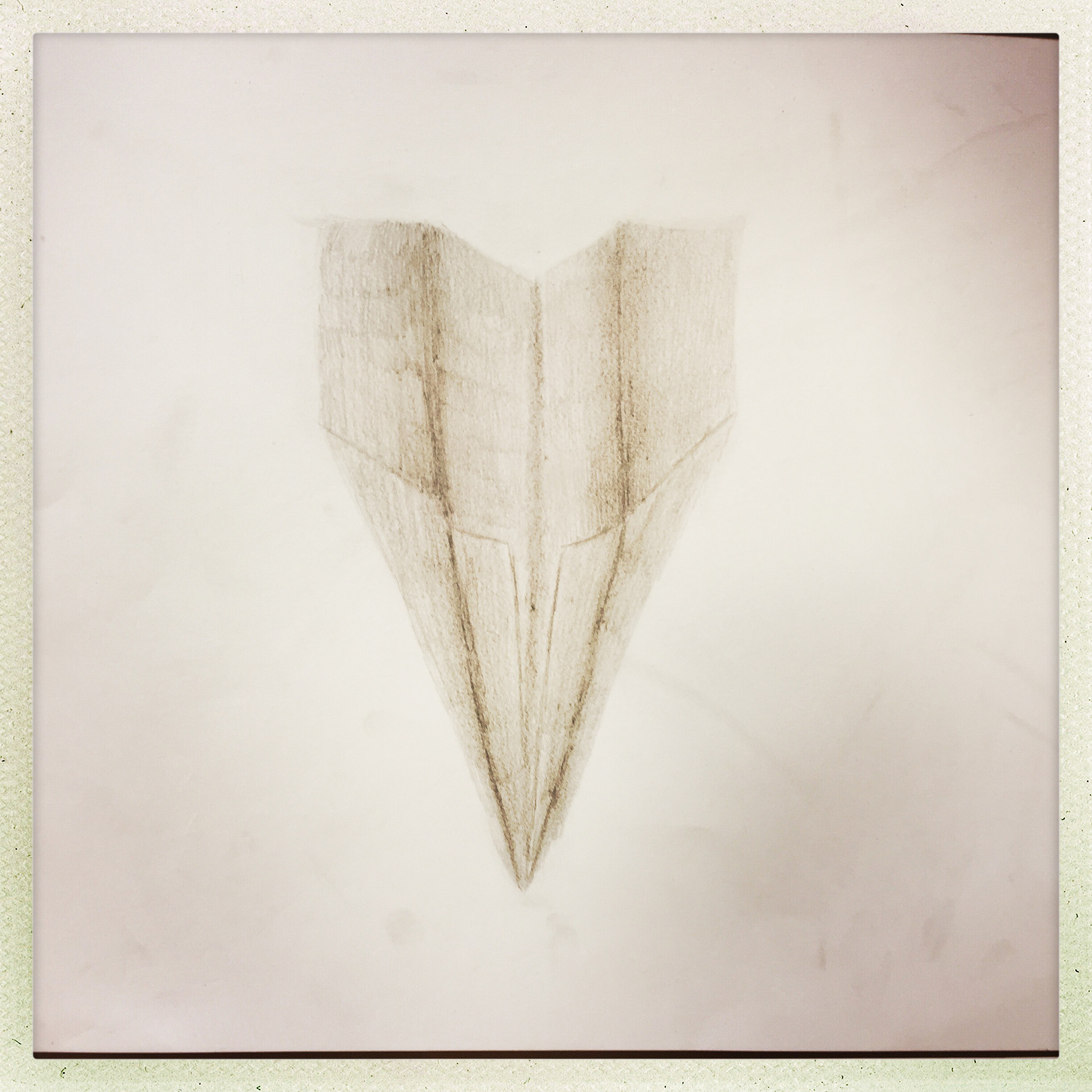 Hipstamatic 302 sample photo. Paper flight photography