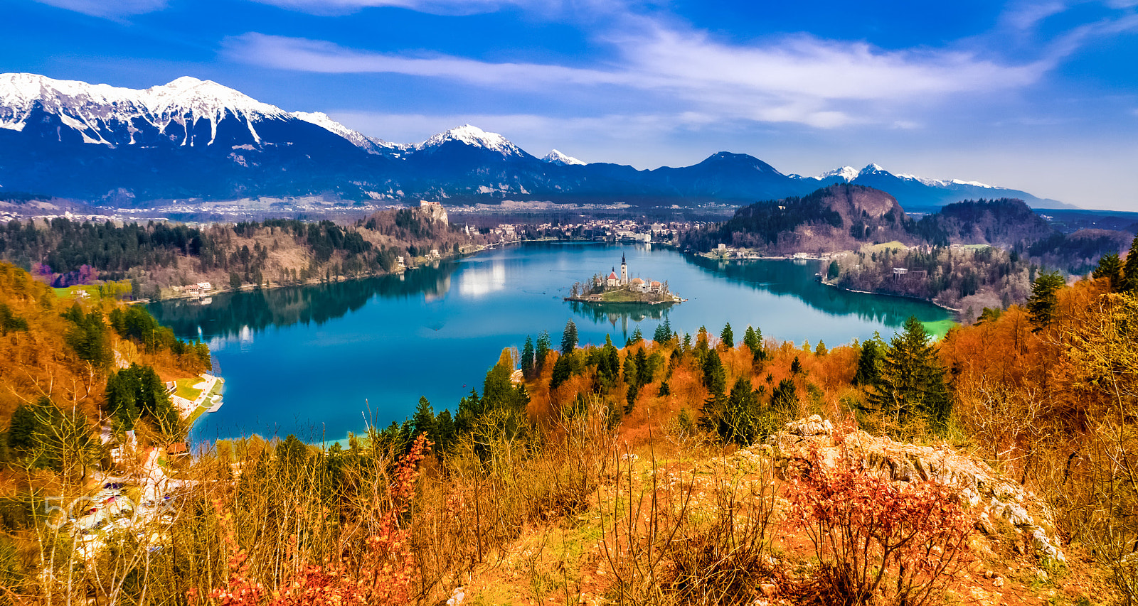 Olympus OM-D E-M10 sample photo. Bled landscape photography