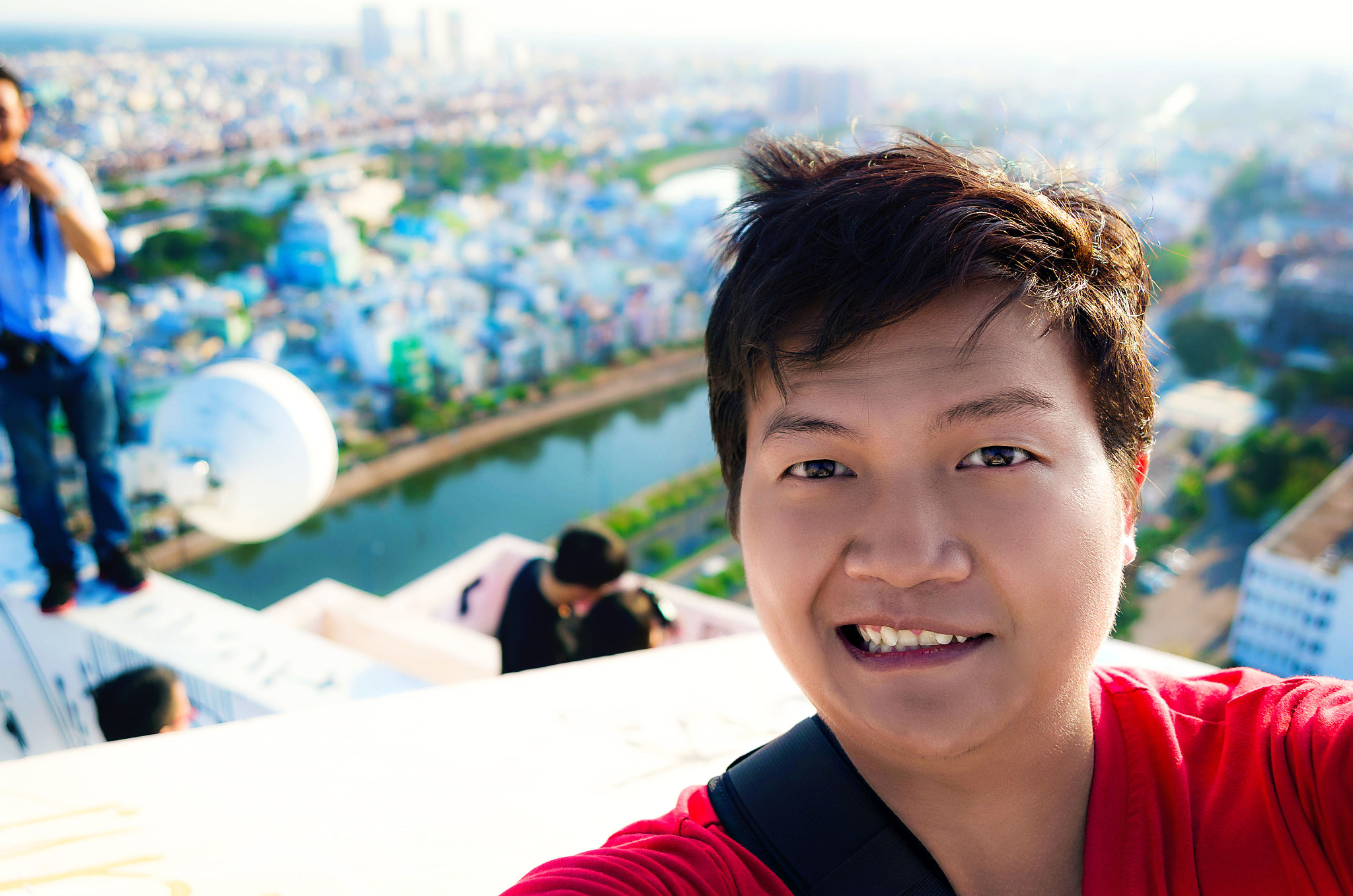 Pentax K-5 IIs sample photo. A guy on the top photography