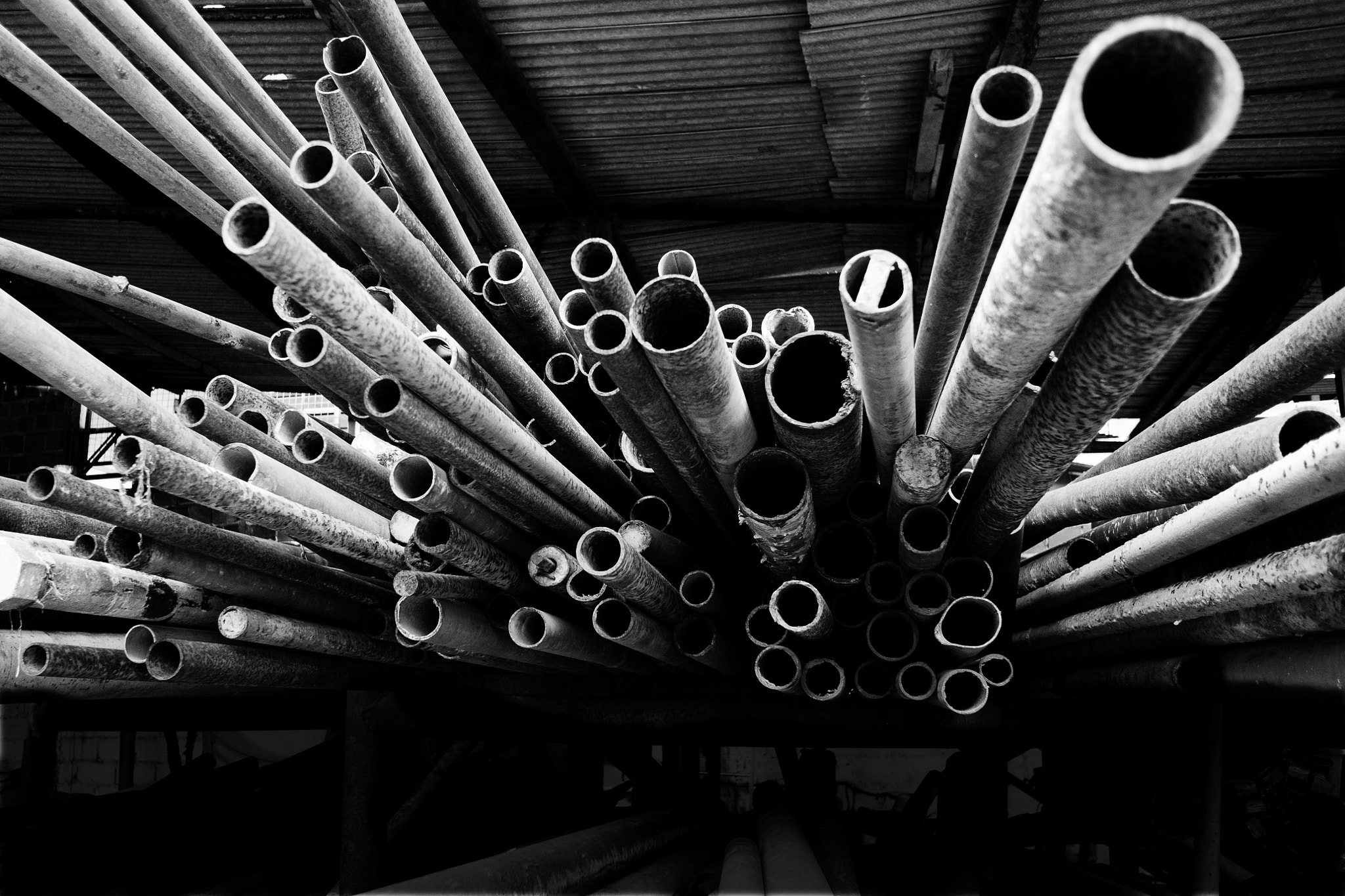 Nikon 1 Nikkor 10mm F2.8 sample photo. Pipe explosion photography