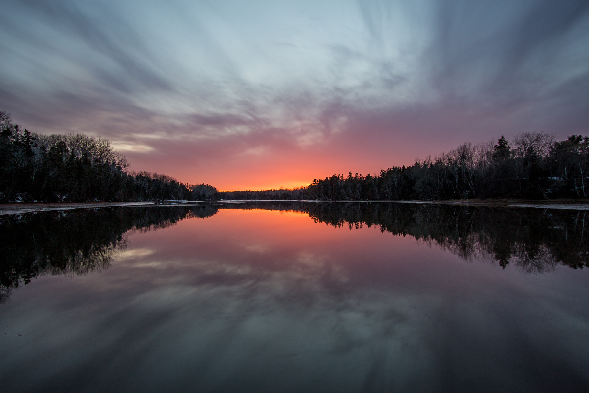 Canon EF-S 10-22mm F3.5-4.5 USM sample photo. Evening reflection photography