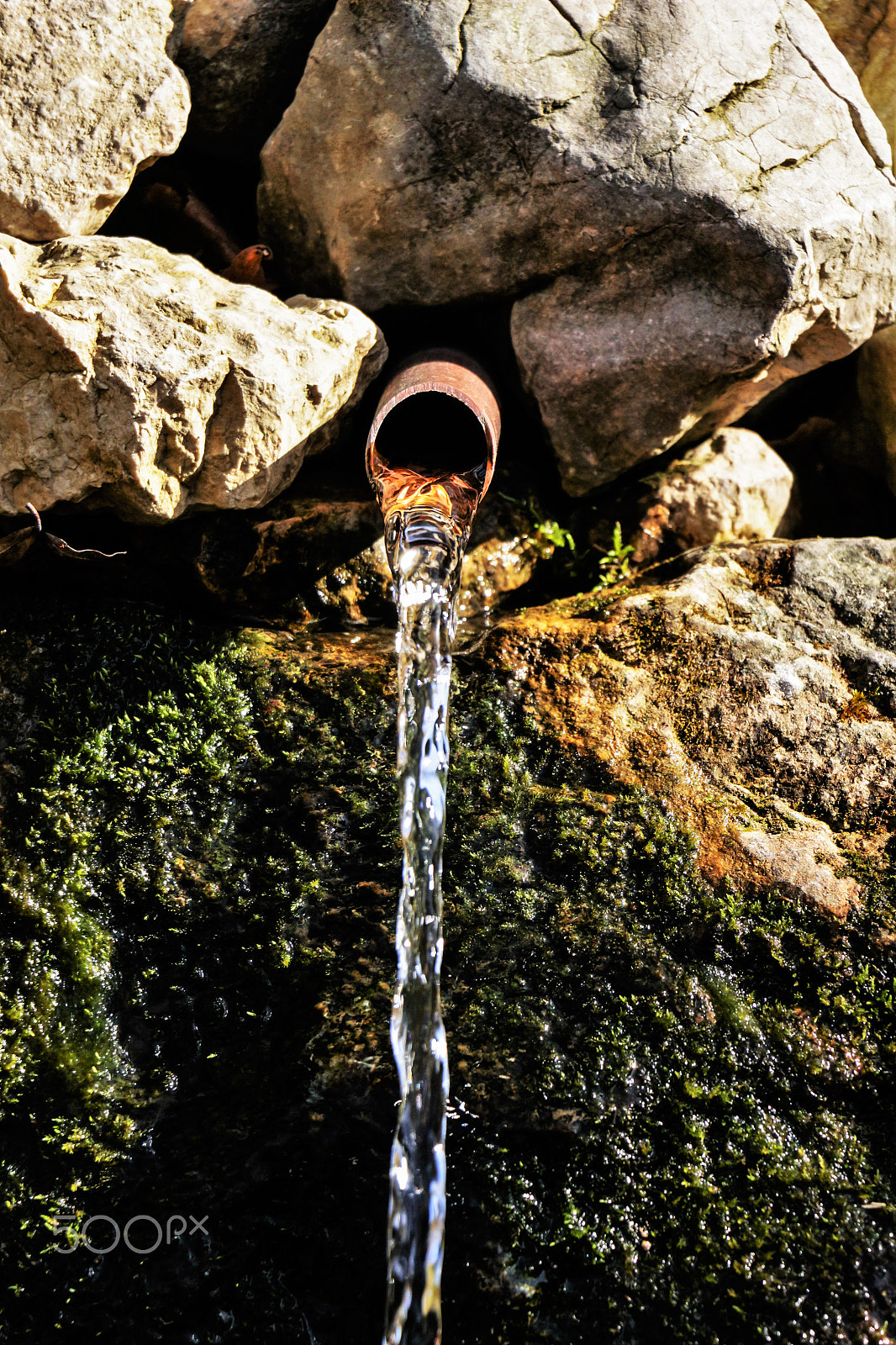 Canon EF-S 18-135mm F3.5-5.6 IS STM sample photo. Water spring photography