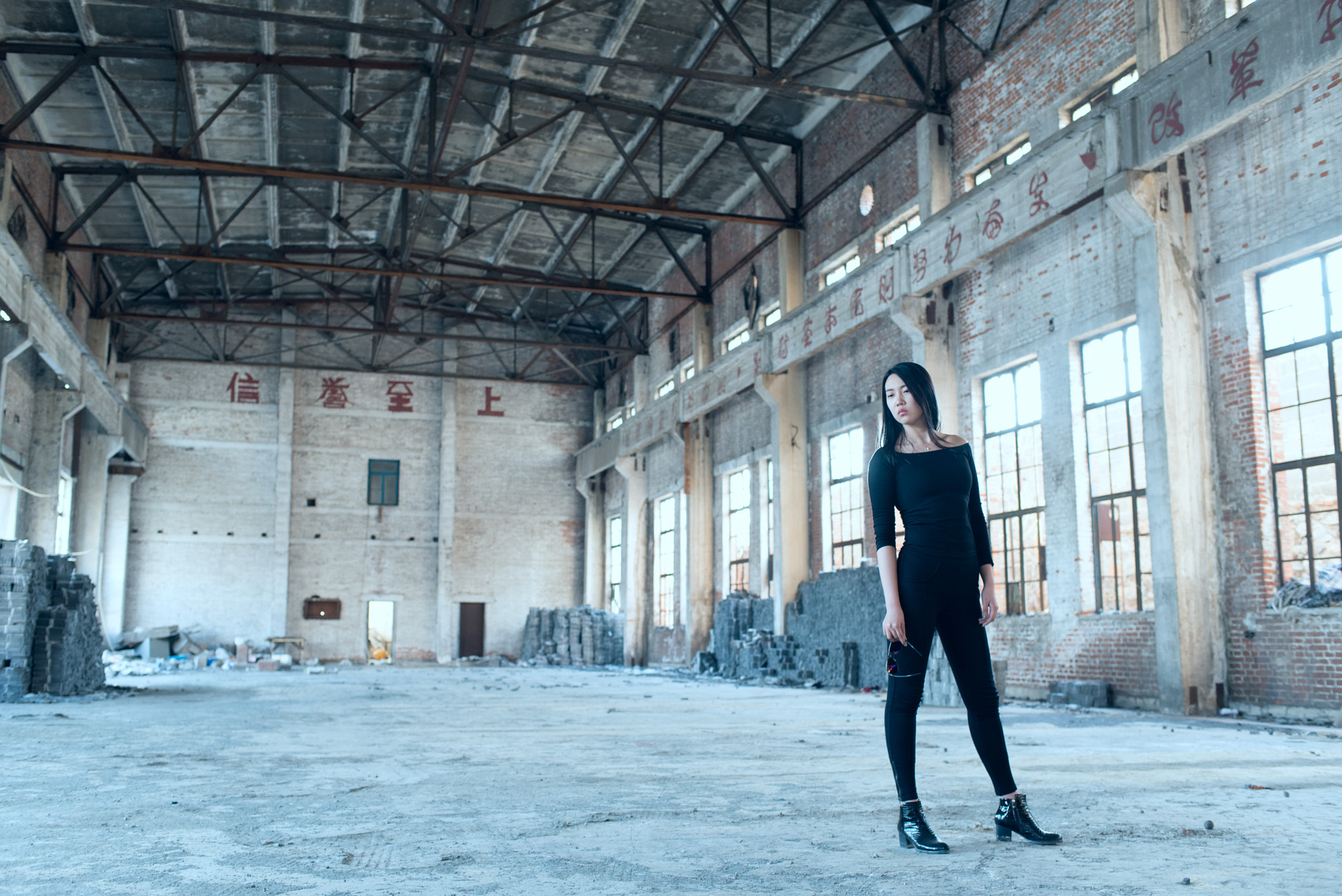 Nikon D750 + AF-S Nikkor 35mm f/1.8G sample photo. Rose in ruin photography