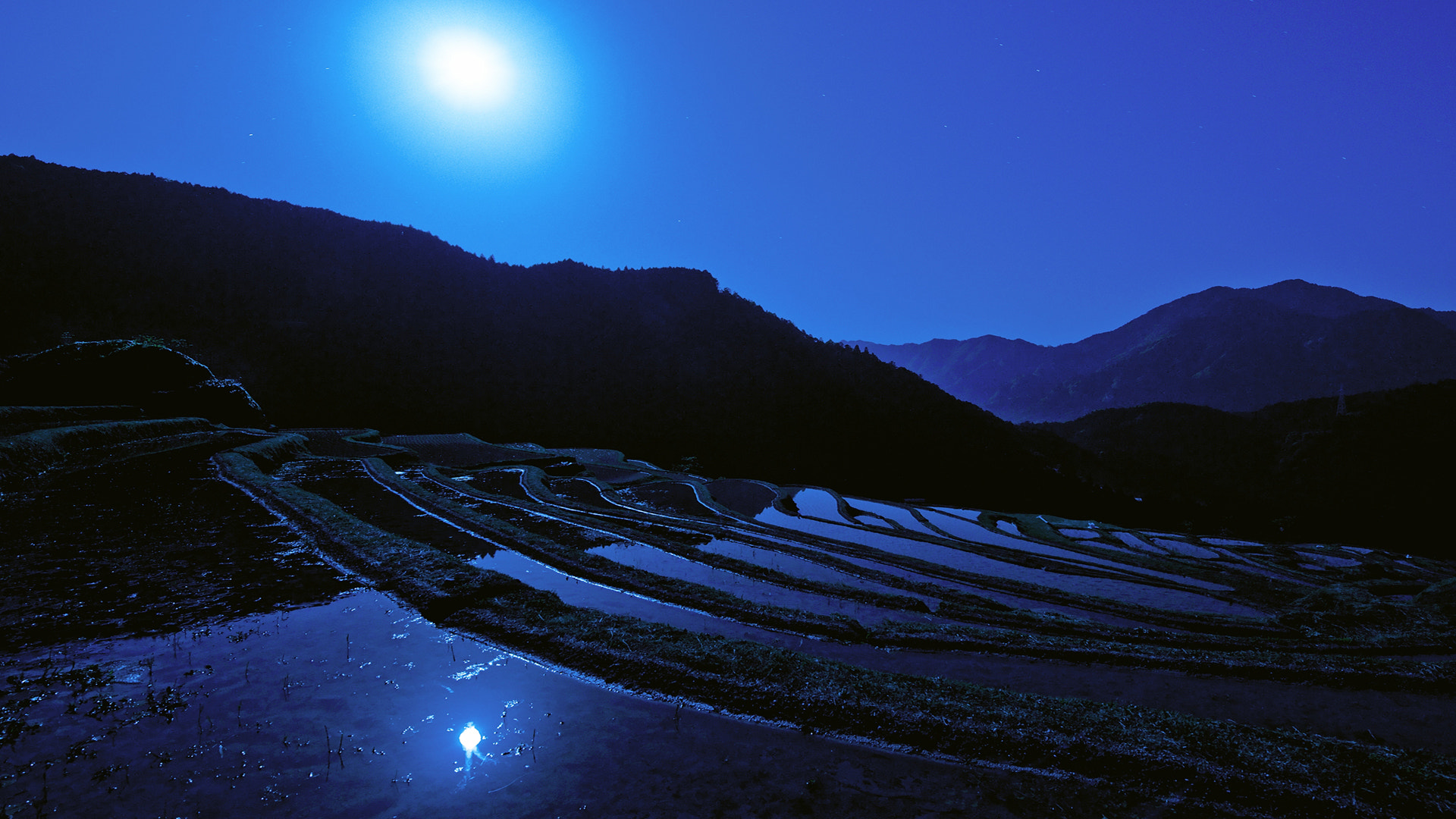 Nikon D3X sample photo. Japan - full moon photography
