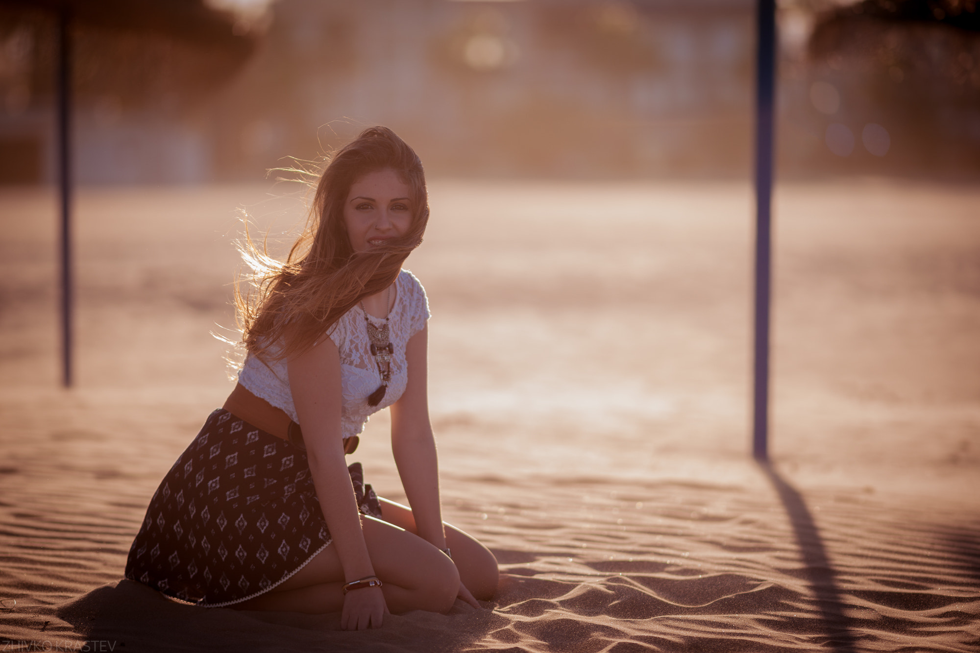 Sony Sonnar T* 135mm F1.8 ZA sample photo. Windy portrait 2 photography