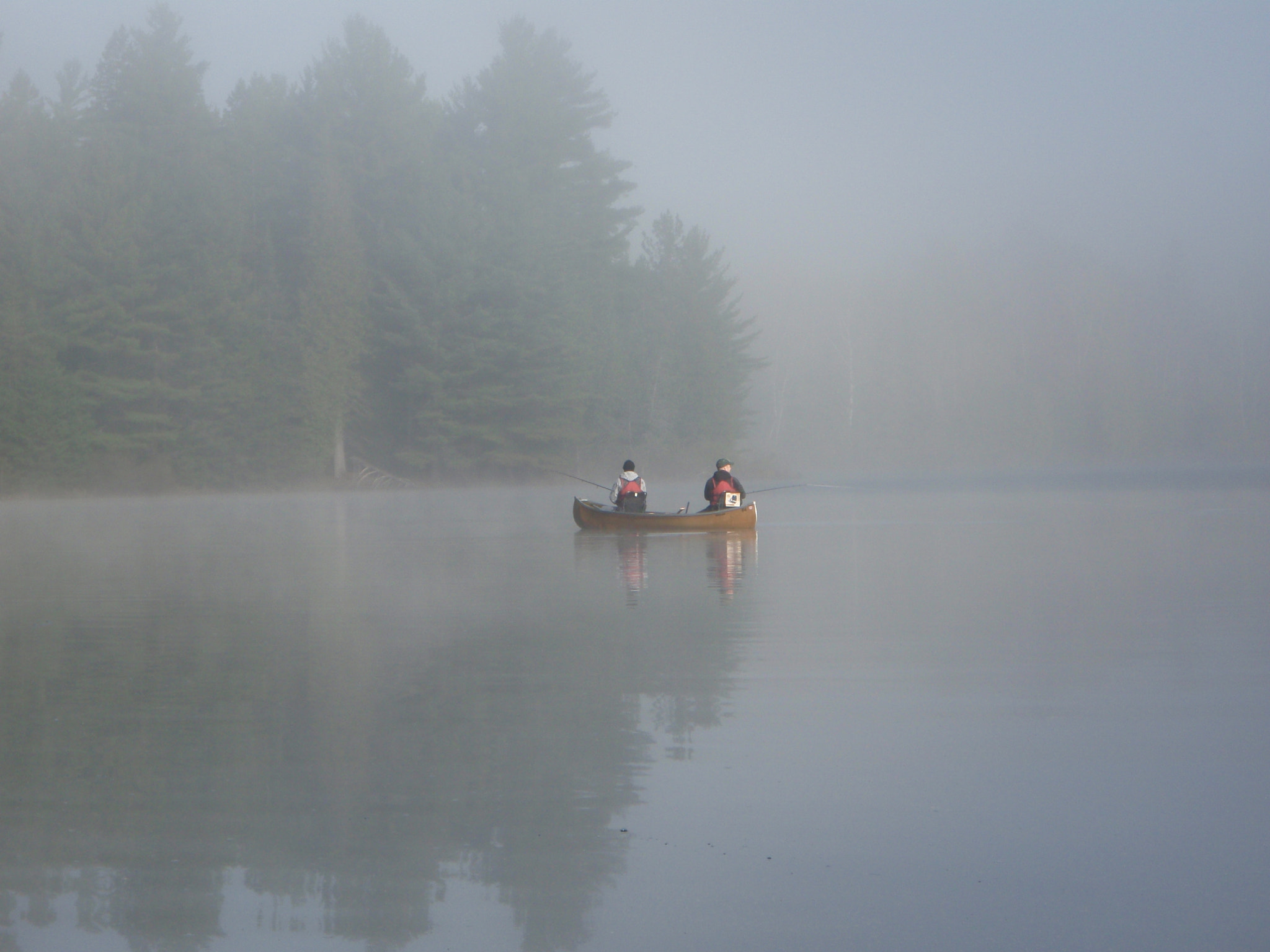 Olympus u790SW,S790SW sample photo. Early morning fishing in algonquin park in ontario canada photography