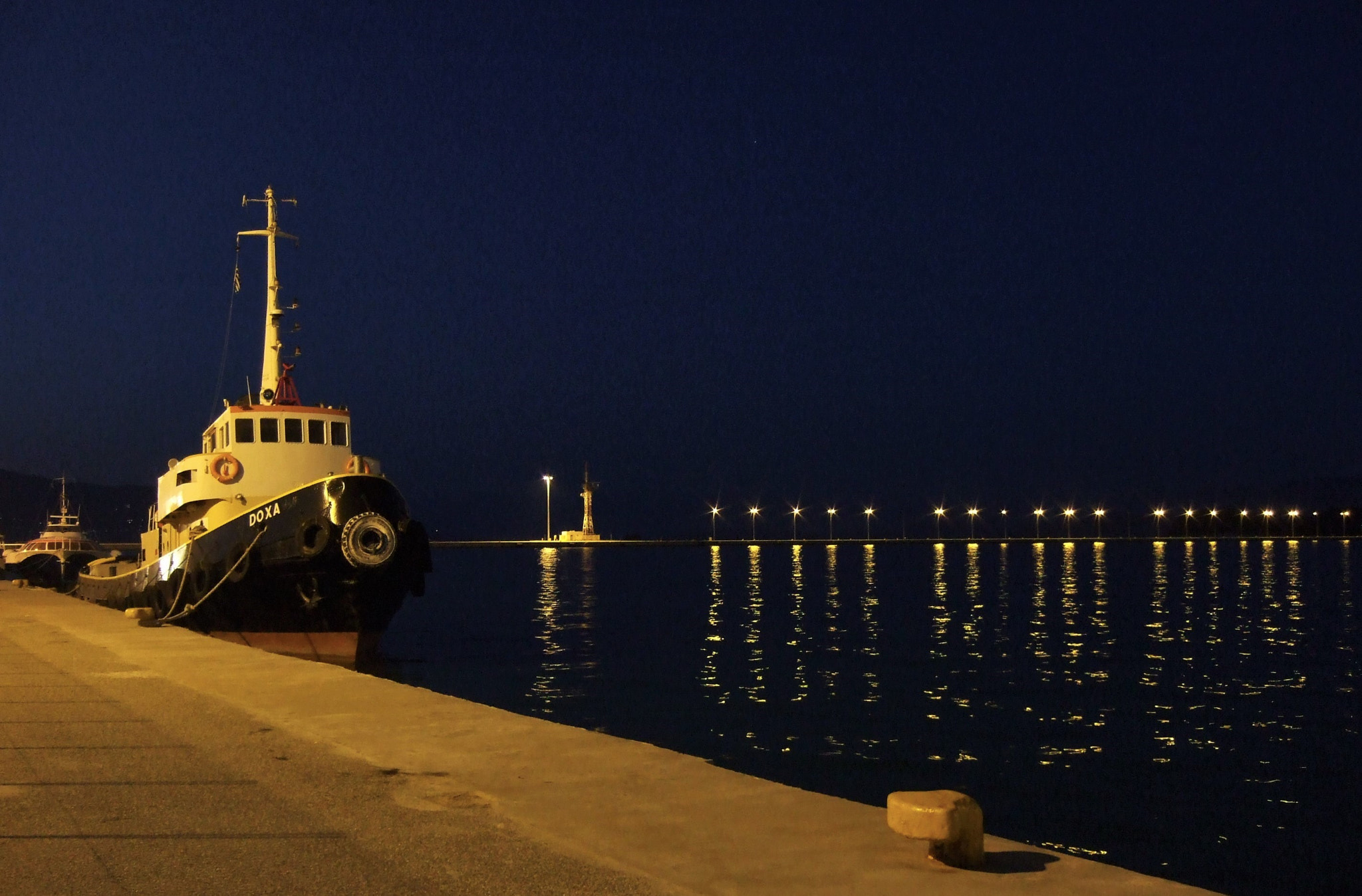 Fujifilm FinePix F31fd sample photo. The new port in corfu town photography
