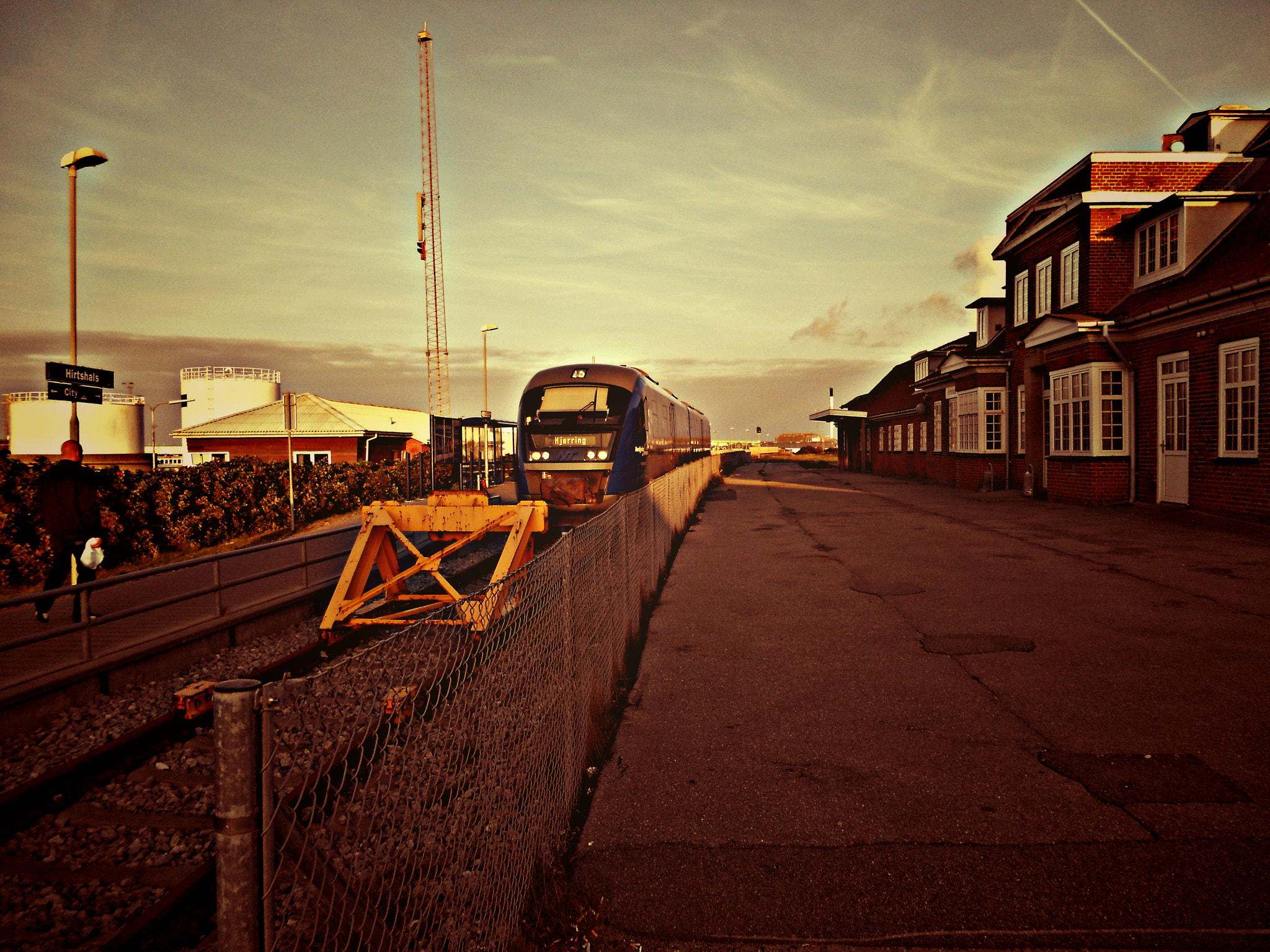 Nikon COOLPIX S2550 sample photo. Trainstation in denmark photography