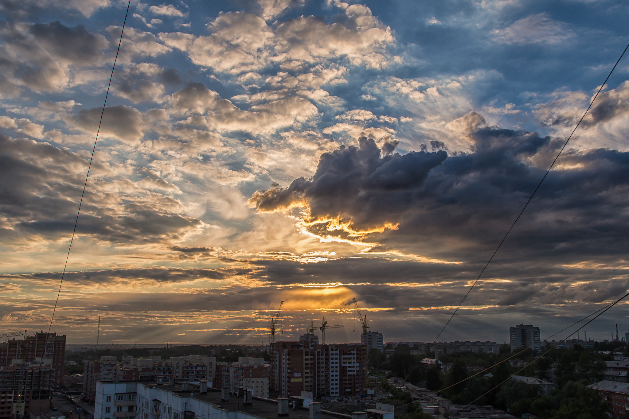 Pentax K-01 sample photo. Sunset in the city photography