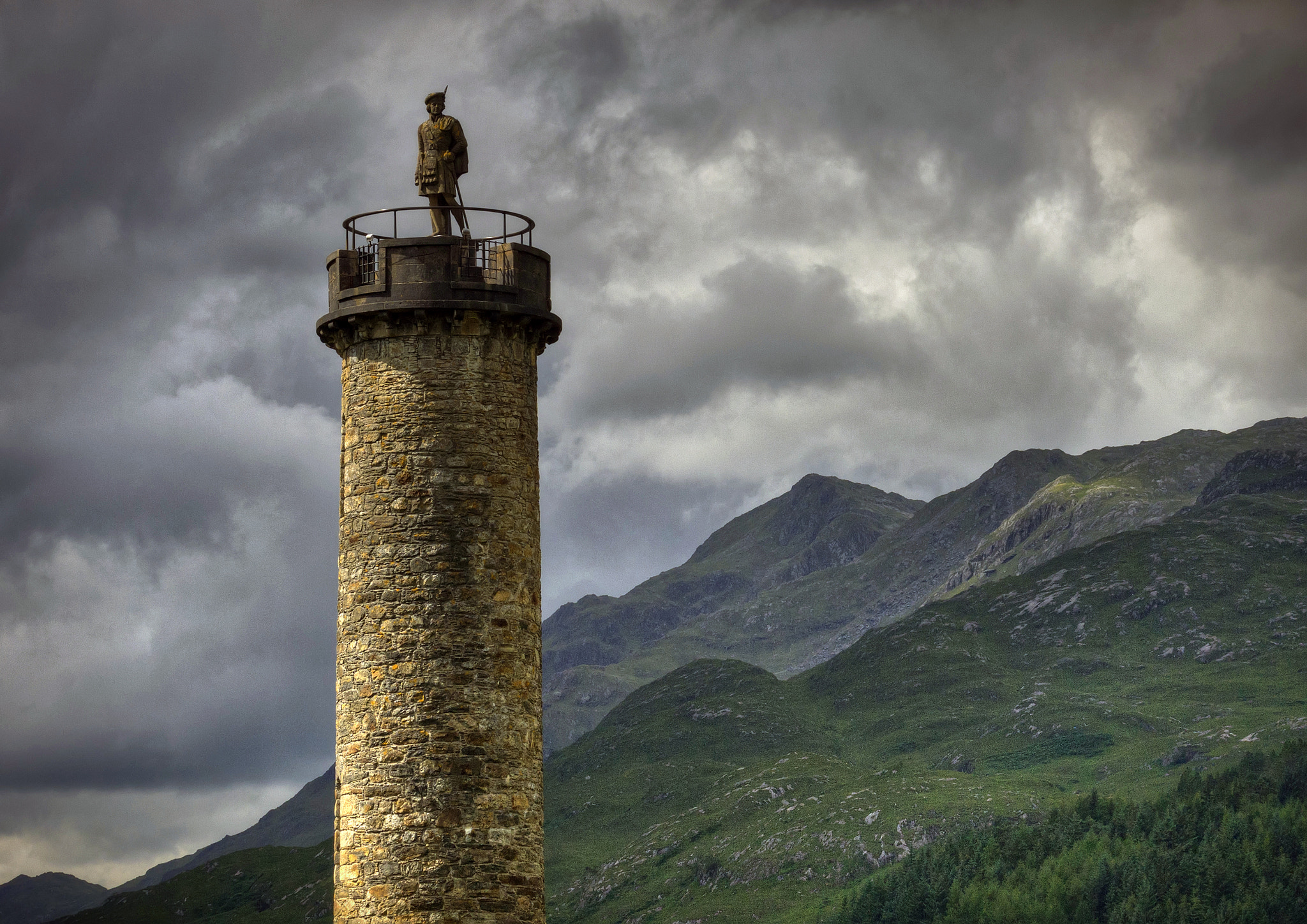 Canon EF 75-300mm f/4-5.6 USM sample photo. Glenfinnan monument photography