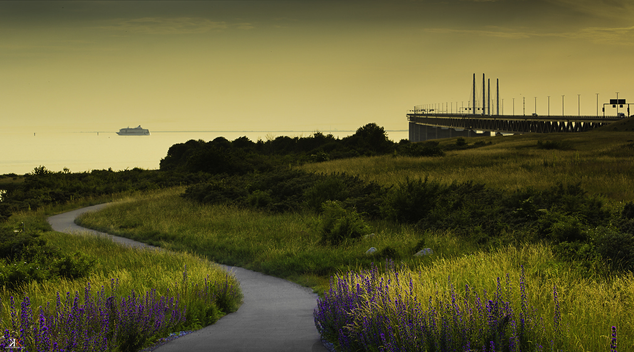 Canon EOS 60D + EF28-70mm f/2.8L USM sample photo. Öresundsbron malmö photography