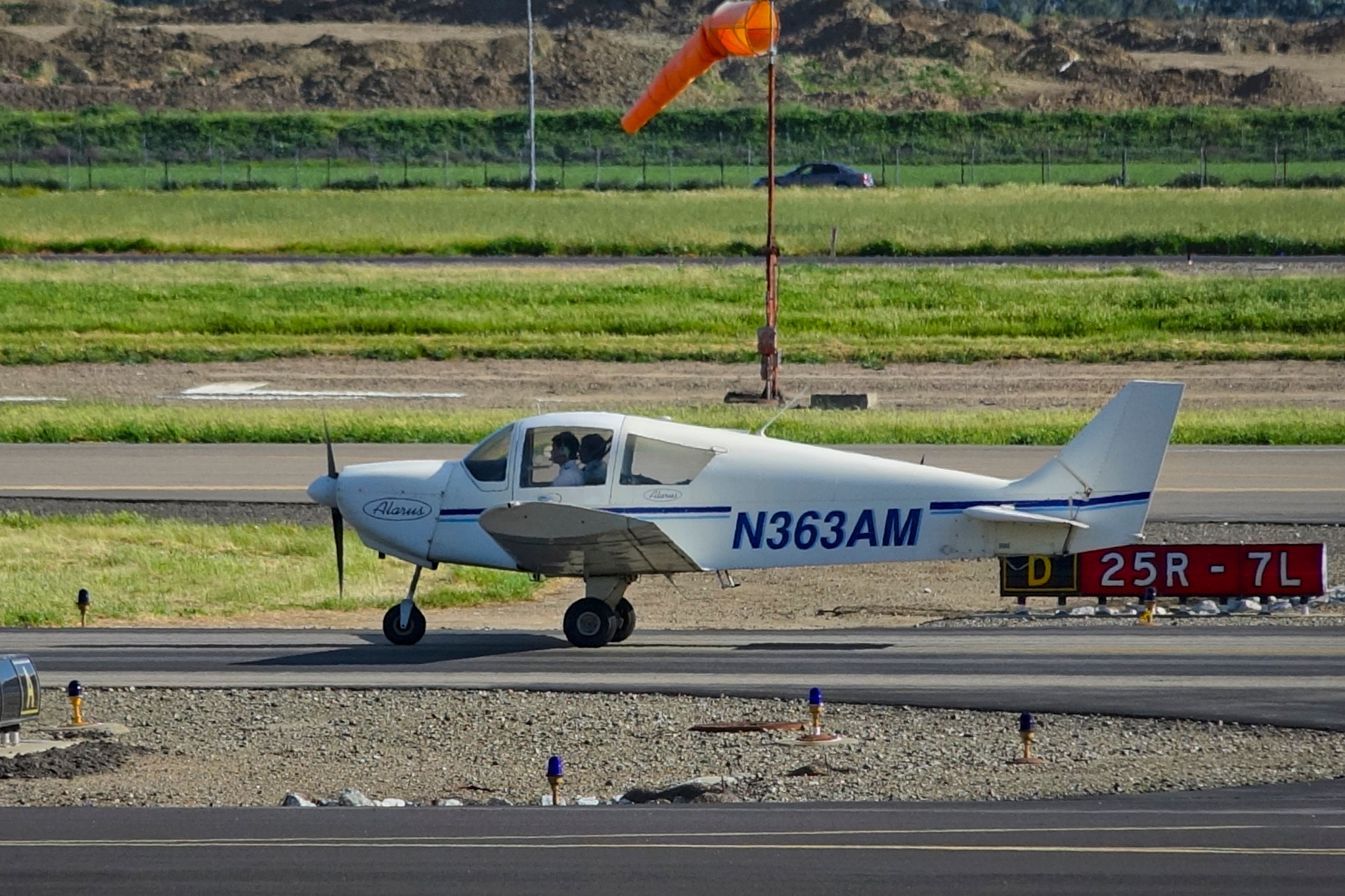 Sony HDR-CX900 sample photo. Ch-2000 alarus n363am taxiing livermore airport california. 2016. photography