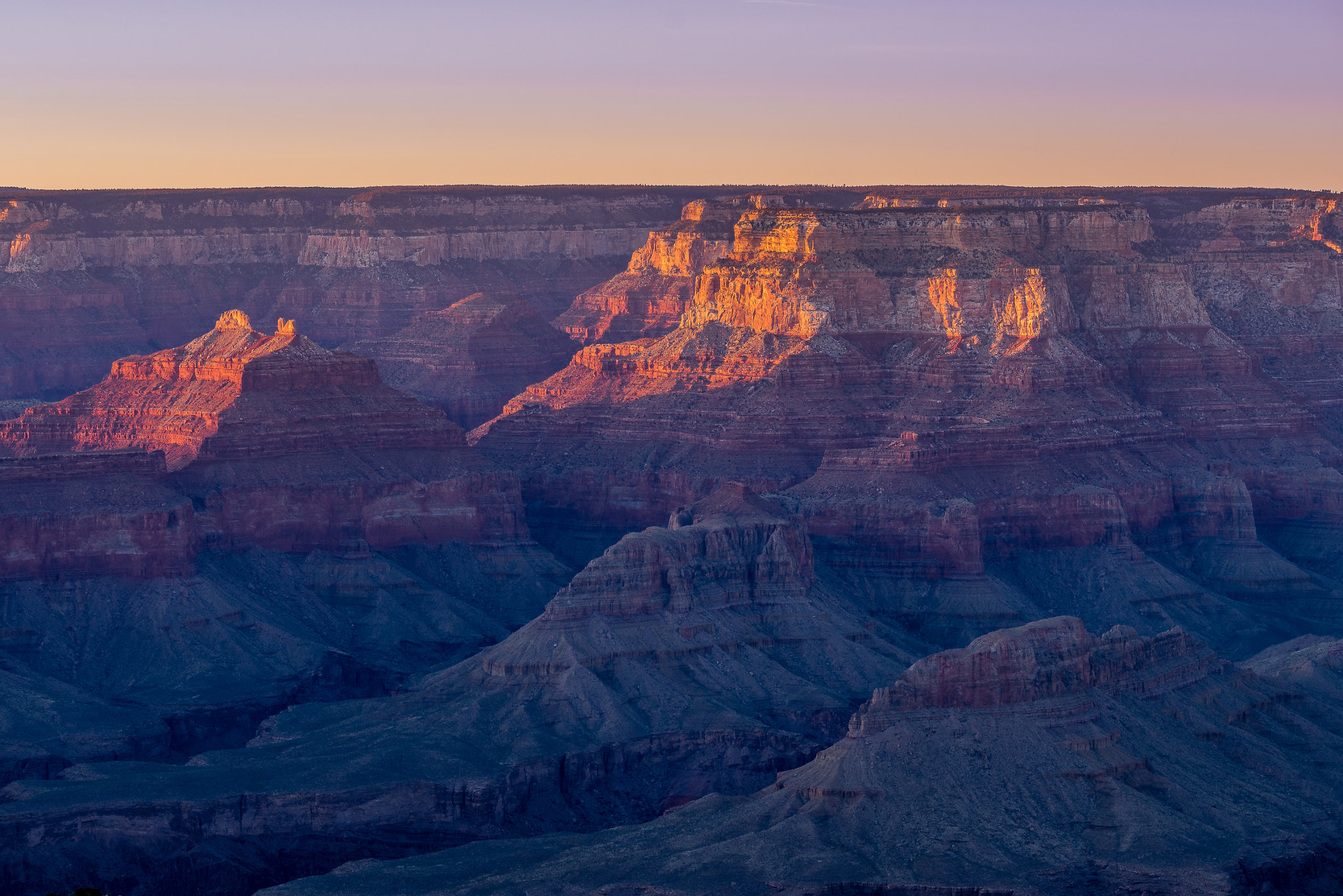 Sony a7R + Sony 70-400mm F4-5.6 G SSM sample photo. Grand canyon photography