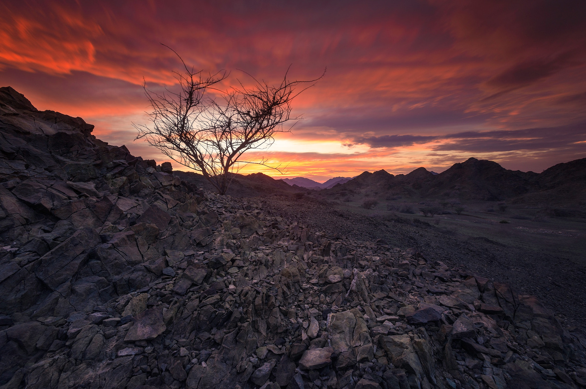 Canon EOS 6D + Canon EF 16-35mm F2.8L USM sample photo. Sunset from oman photography