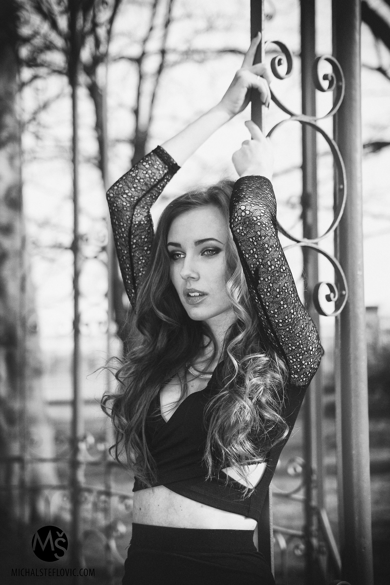 Sigma 18-35mm f/1.8 DC HSM sample photo. Princess in the castle garden bw photography