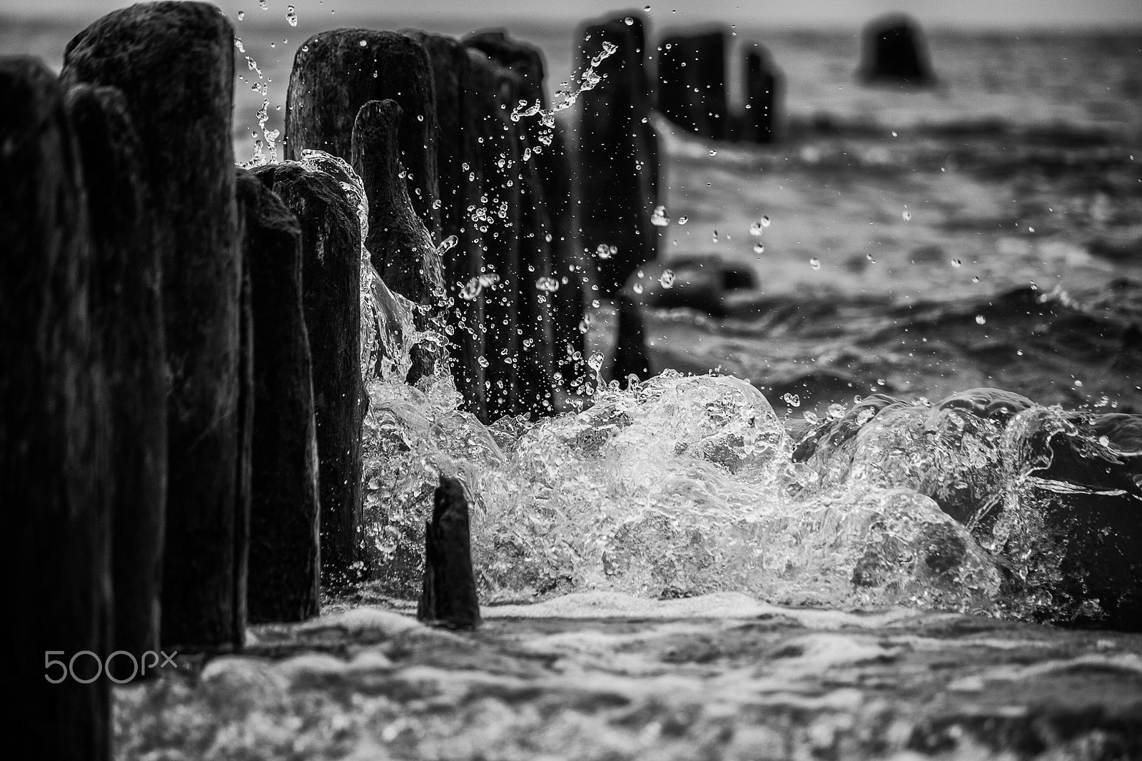 Canon EF-S 55-250mm F4-5.6 IS STM sample photo. Spatter photography