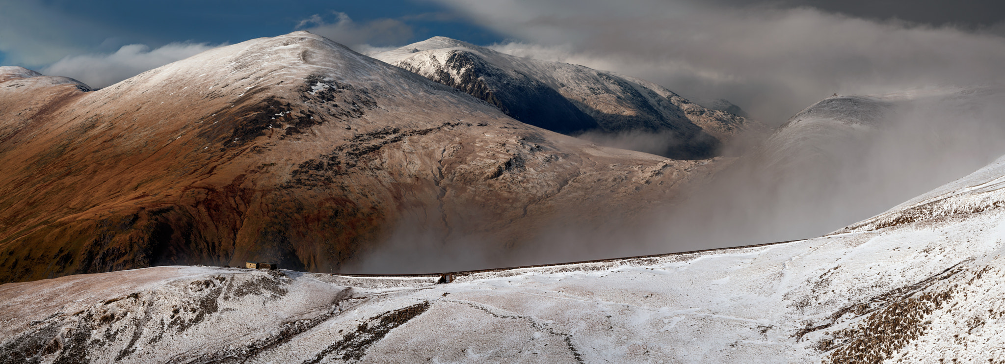 AF-S Zoom-Nikkor 80-200mm f/2.8D IF-ED sample photo. Snowdonia wales when the storm is passing... photography