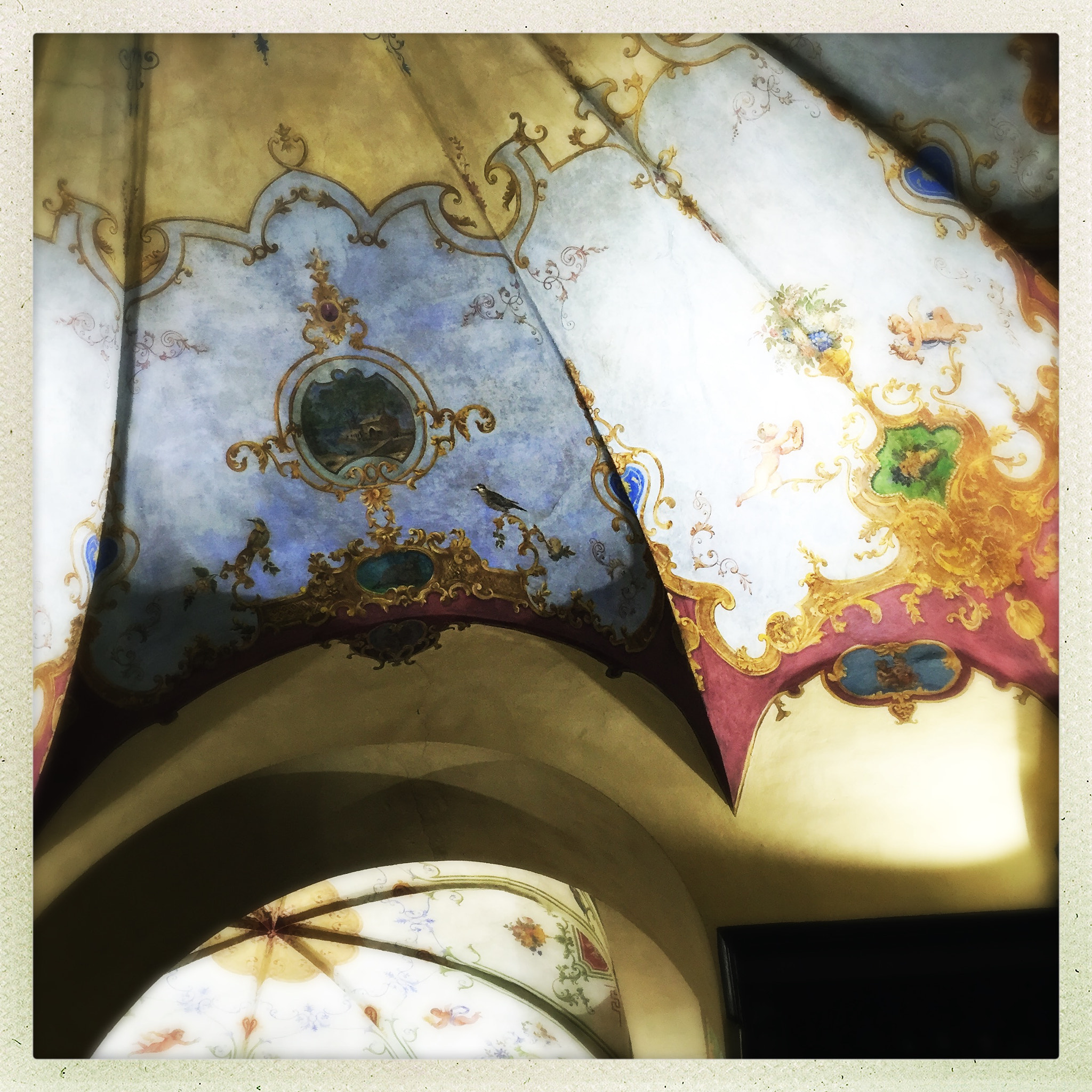 Hipstamatic 302 sample photo. Delicate ceiling 2 photography