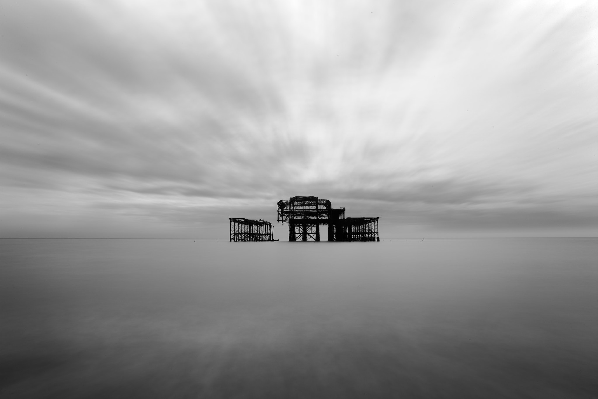 Canon EF 17-35mm f/2.8L sample photo. Brighton west pier photography