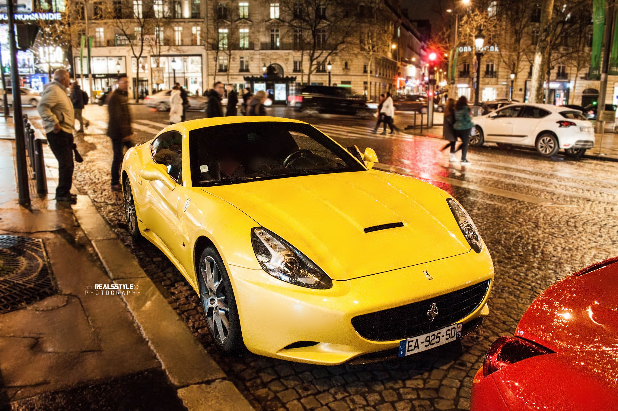 Canon EOS 5D Mark II + Canon EF-S 18-55mm F3.5-5.6 IS sample photo. Luxury car #winter‬  #paris #france photography