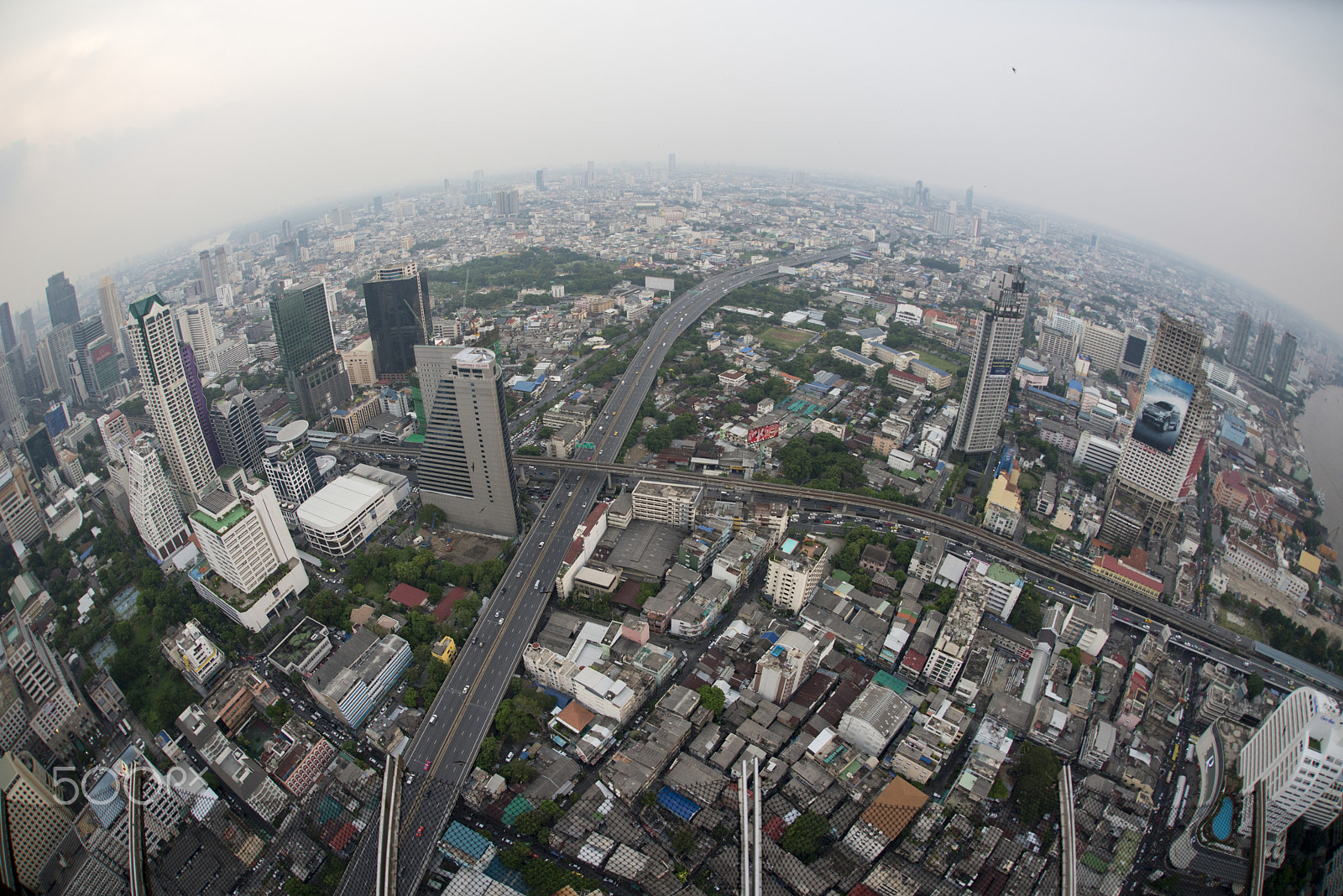 Nikon D800 + Sigma 15mm F2.8 EX DG Diagonal Fisheye sample photo. Asia thailand bangkok riverside skyline photography