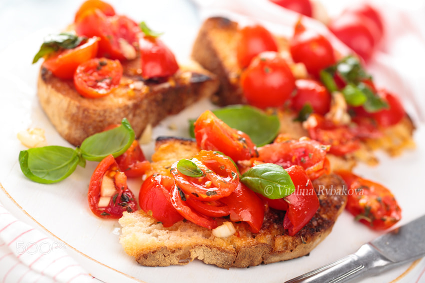 Italian food. Bruschetta.
