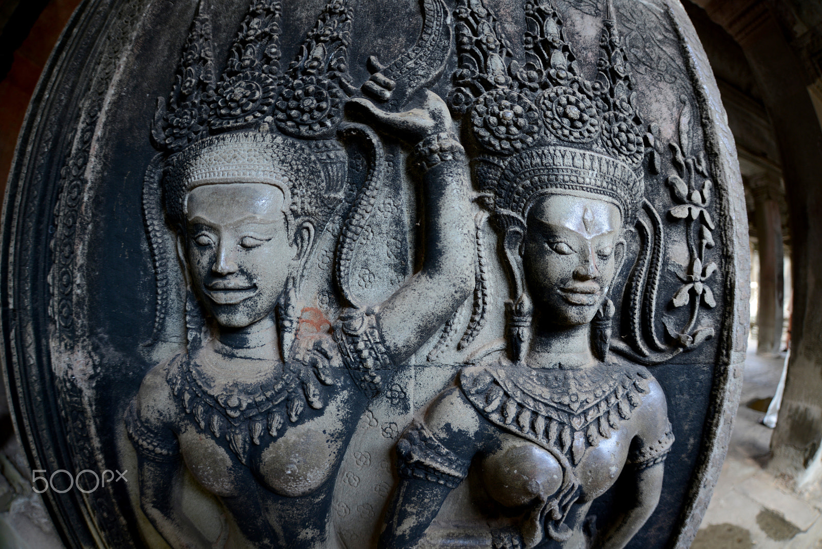 Nikon D800 + Sigma 15mm F2.8 EX DG Diagonal Fisheye sample photo. Asia cambodia angkor wat photography