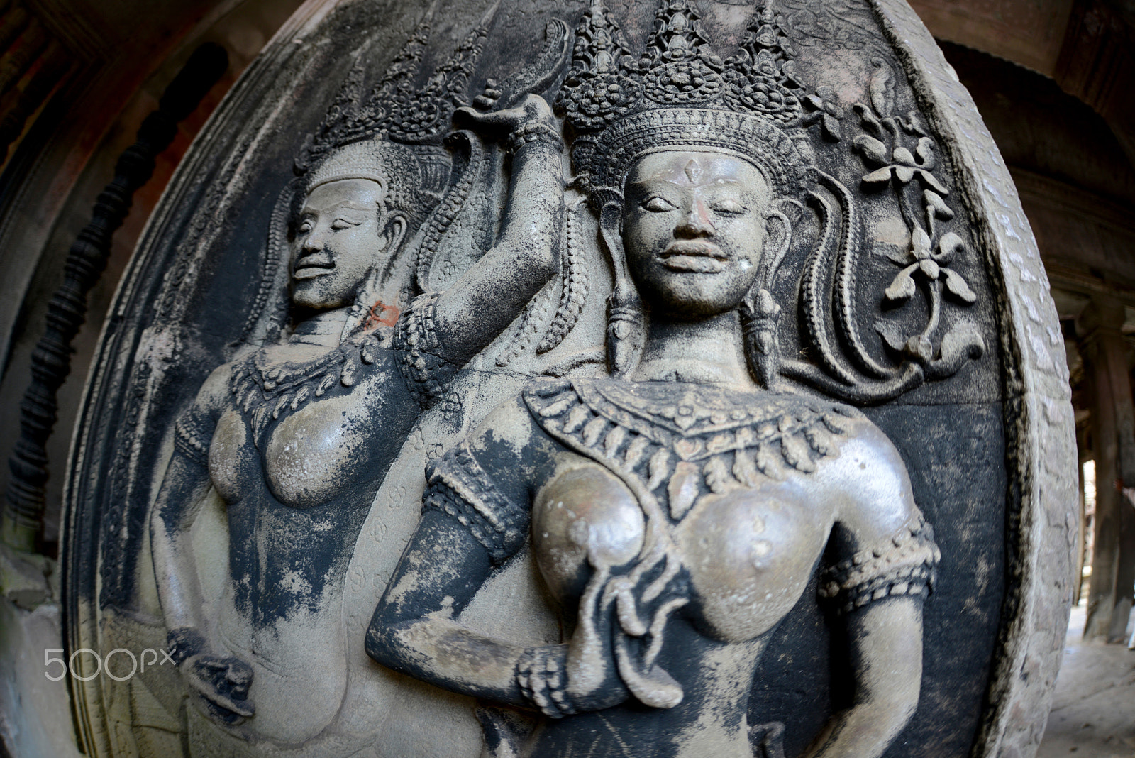 Nikon D800 + Sigma 15mm F2.8 EX DG Diagonal Fisheye sample photo. Asia cambodia angkor wat photography