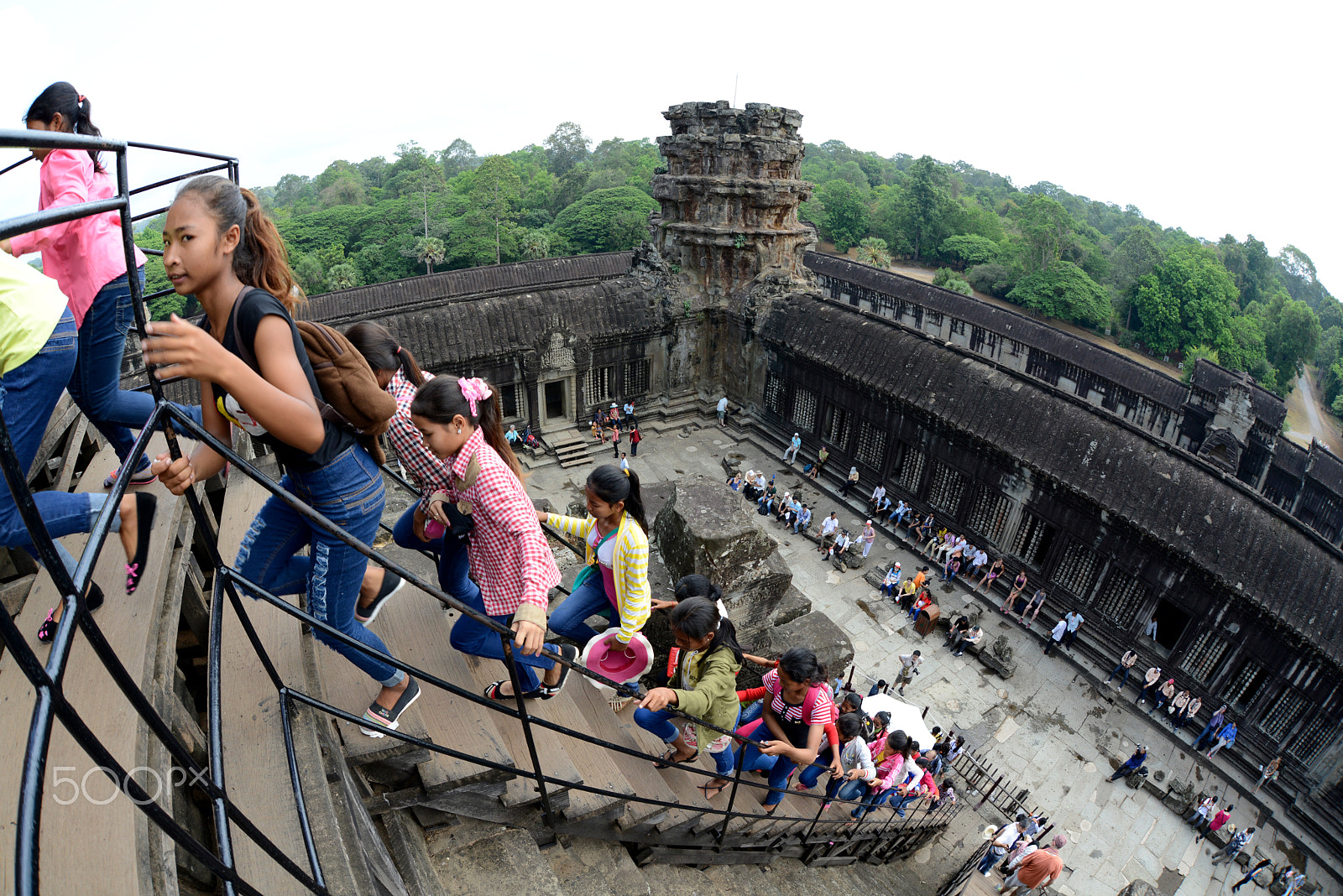 Nikon D800 + Sigma 15mm F2.8 EX DG Diagonal Fisheye sample photo. Asia cambodia angkor wat photography
