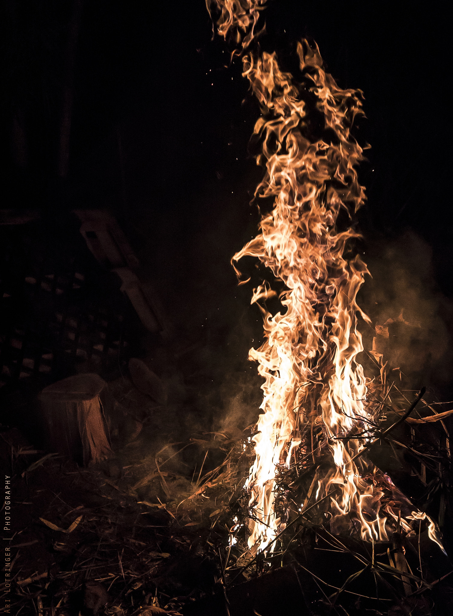 Panasonic Lumix DMC-G7 + Olympus M.Zuiko Digital 17mm F1.8 sample photo. Fire photography