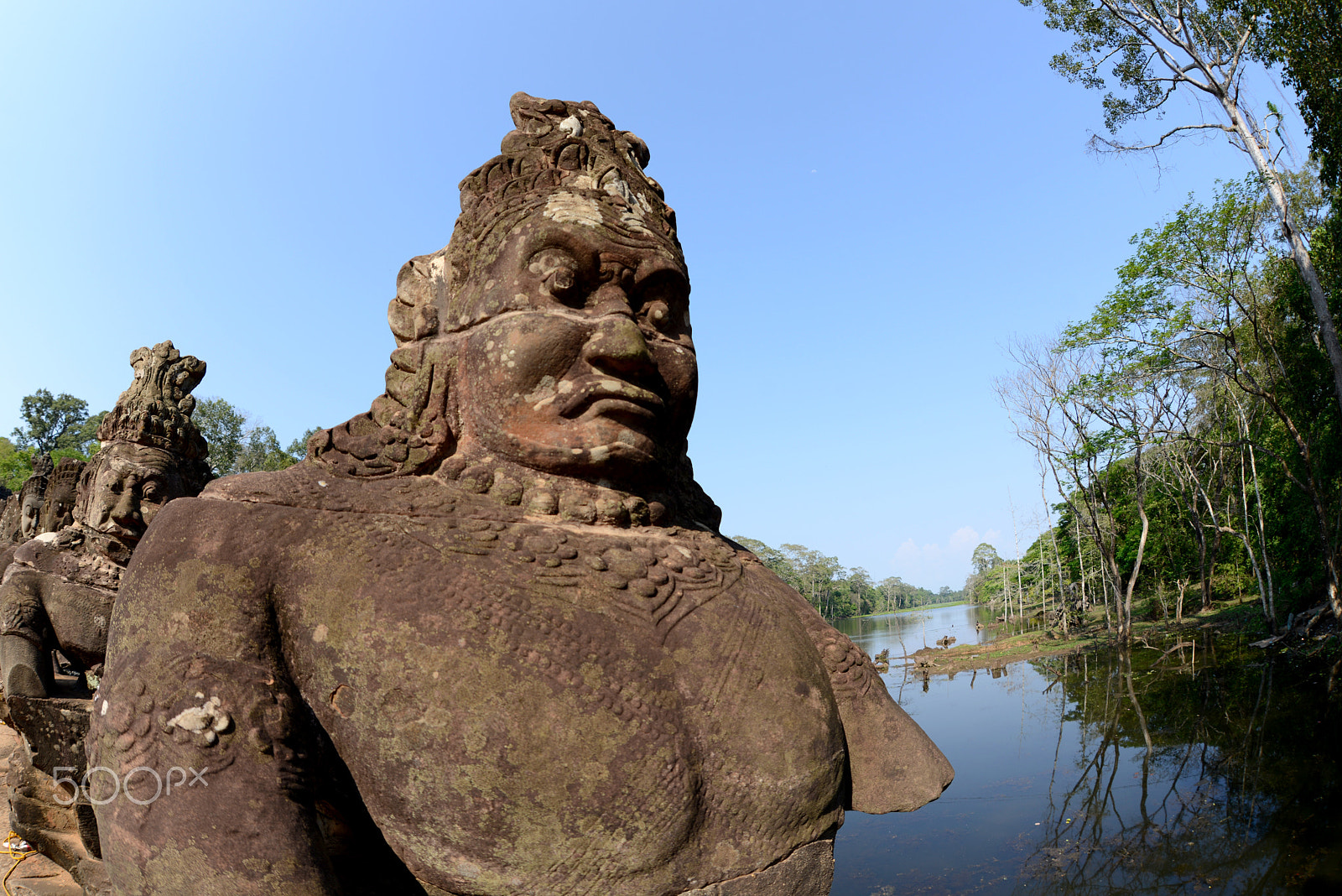 Nikon D800 + Sigma 15mm F2.8 EX DG Diagonal Fisheye sample photo. Asia cambodia angkor thom photography