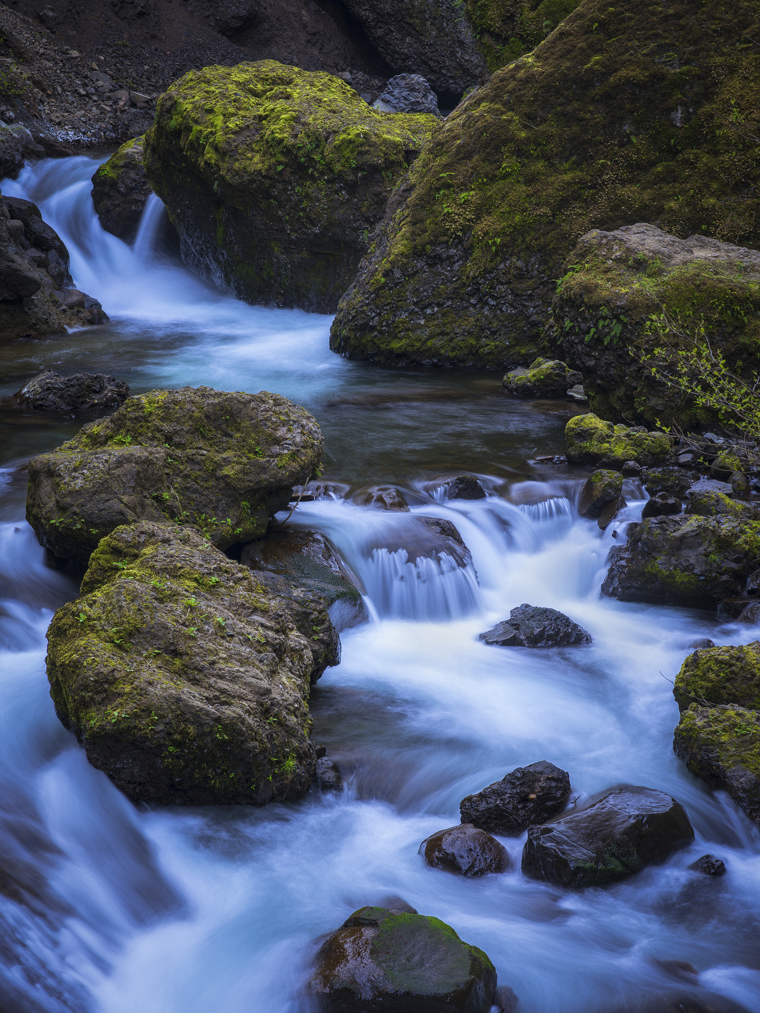 Pentax 645Z sample photo. Mid trail falls photography