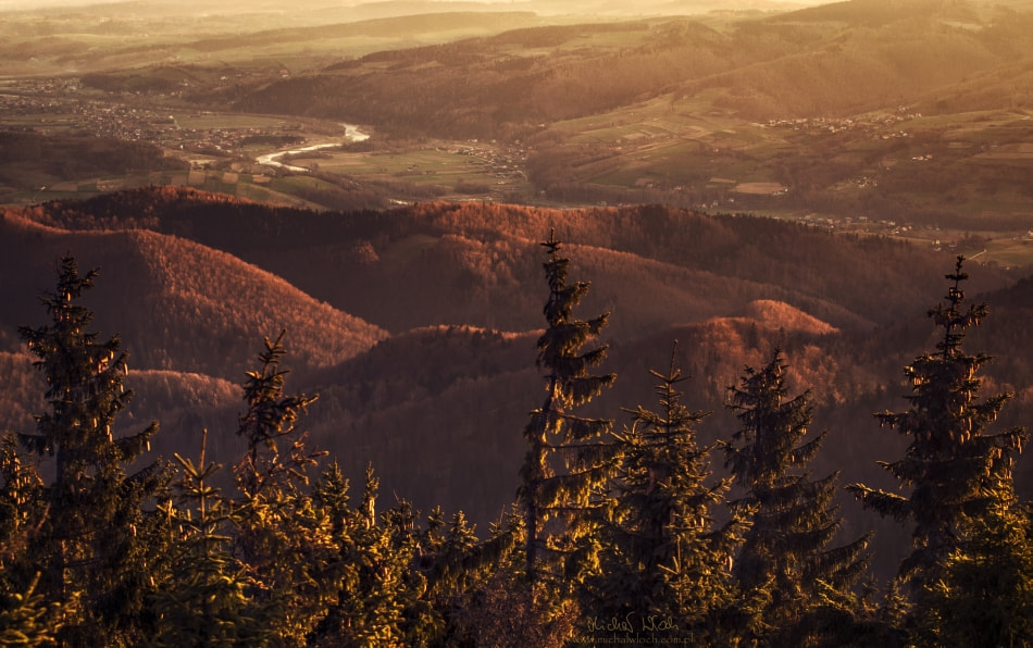 Tamron AF 70-300mm F4-5.6 Di LD Macro sample photo. Sądecka valley photography