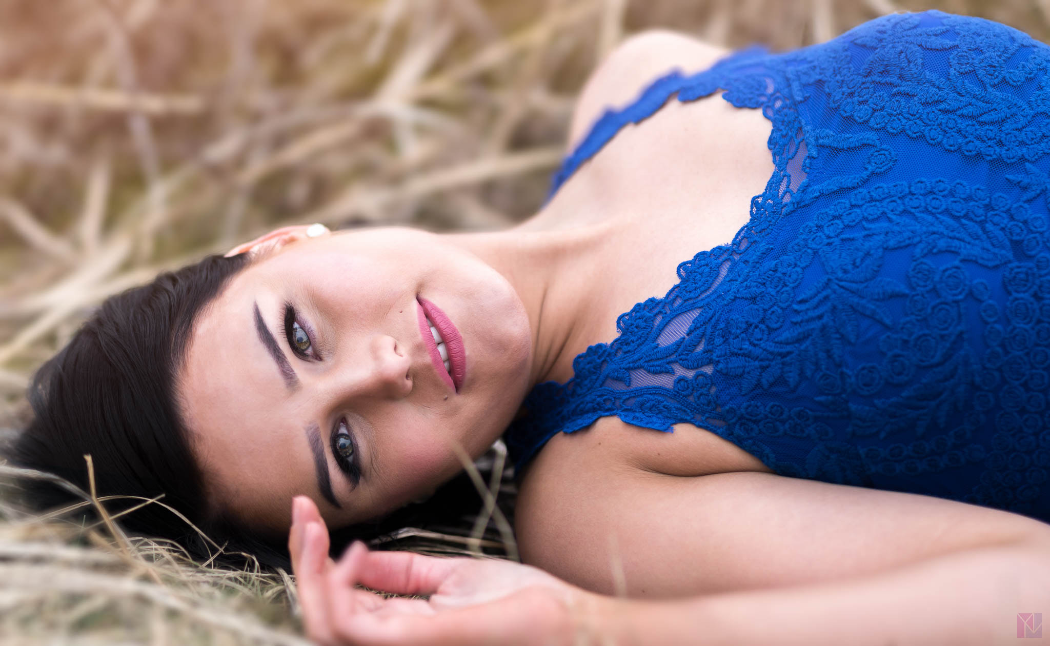 Sigma 50mm F1.4 EX DG HSM sample photo. The beauty in blue photography