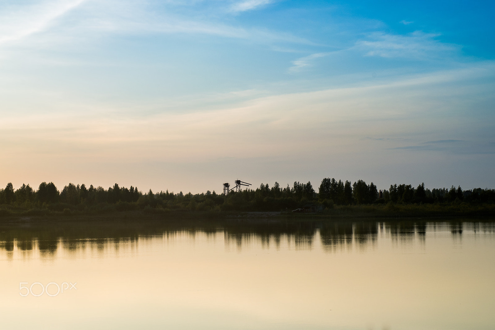 Nikon D750 + AF Micro-Nikkor 60mm f/2.8 sample photo. Summer landscape pink and orange sunset over photography
