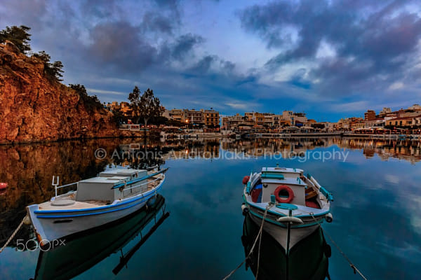 Lake of Agios Nikolaos (3) by Antonis Androulakis on 500px.com