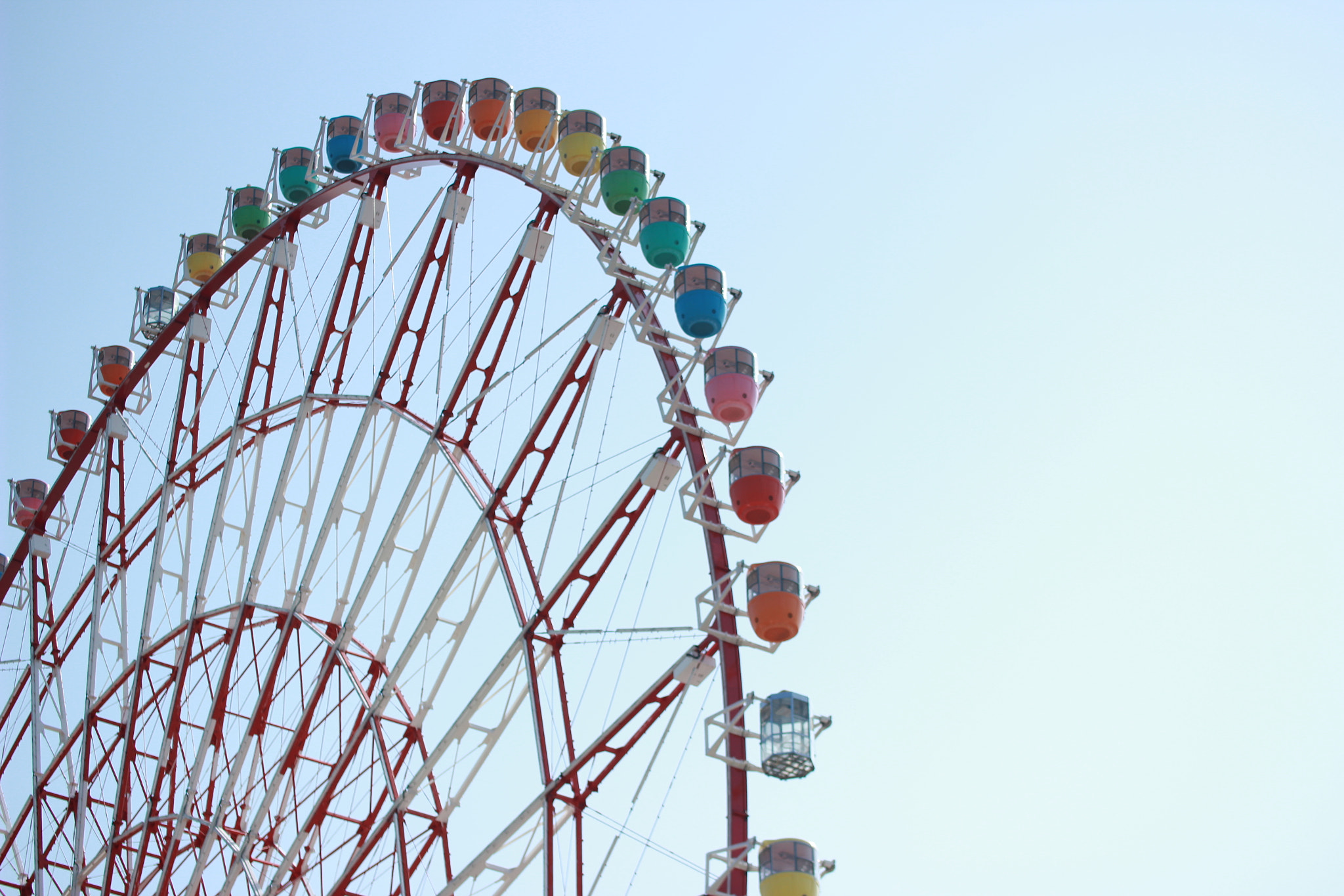 Canon EOS 600D (Rebel EOS T3i / EOS Kiss X5) + Tamron SP AF 60mm F2 Di II LD IF Macro sample photo. Ferris wheel photography