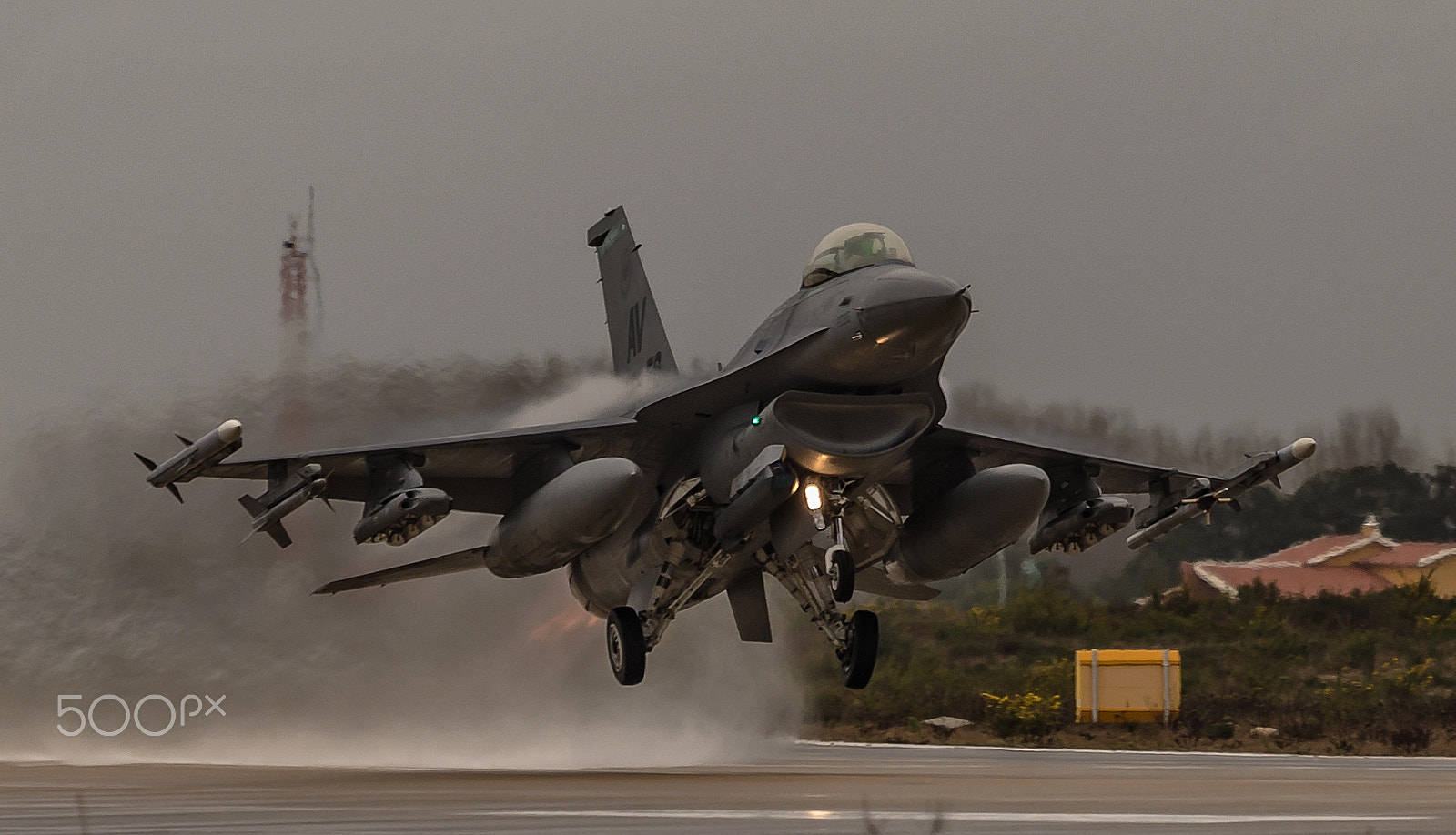 Sigma 120-400mm F4.5-5.6 DG OS HSM sample photo. Usaf f-16c photography