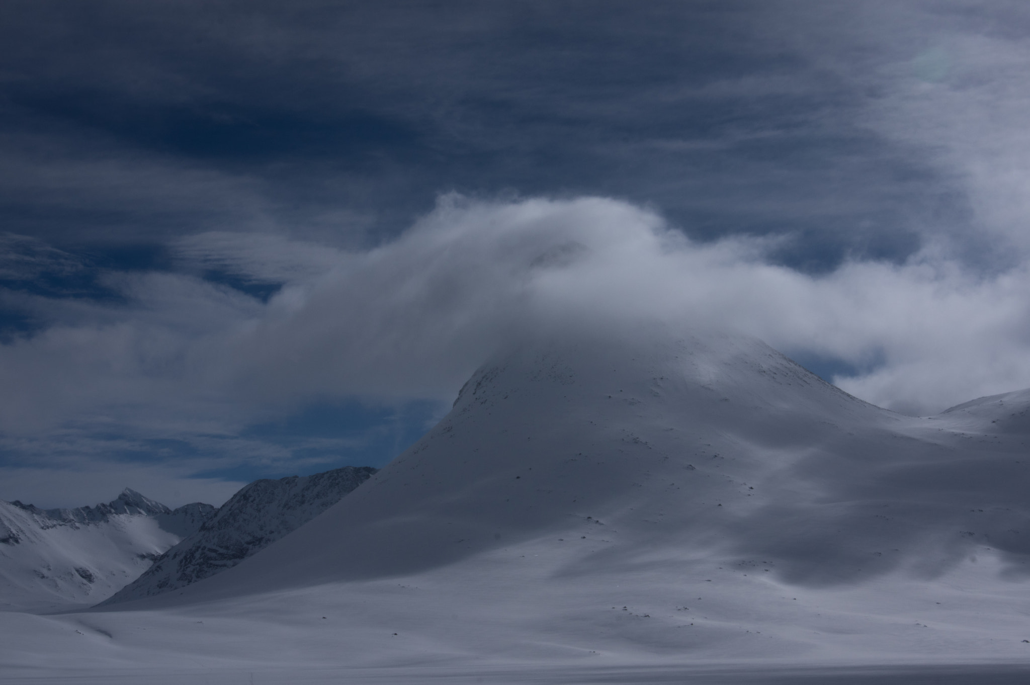 Pentax K-3 sample photo. Mountain in the cloud photography