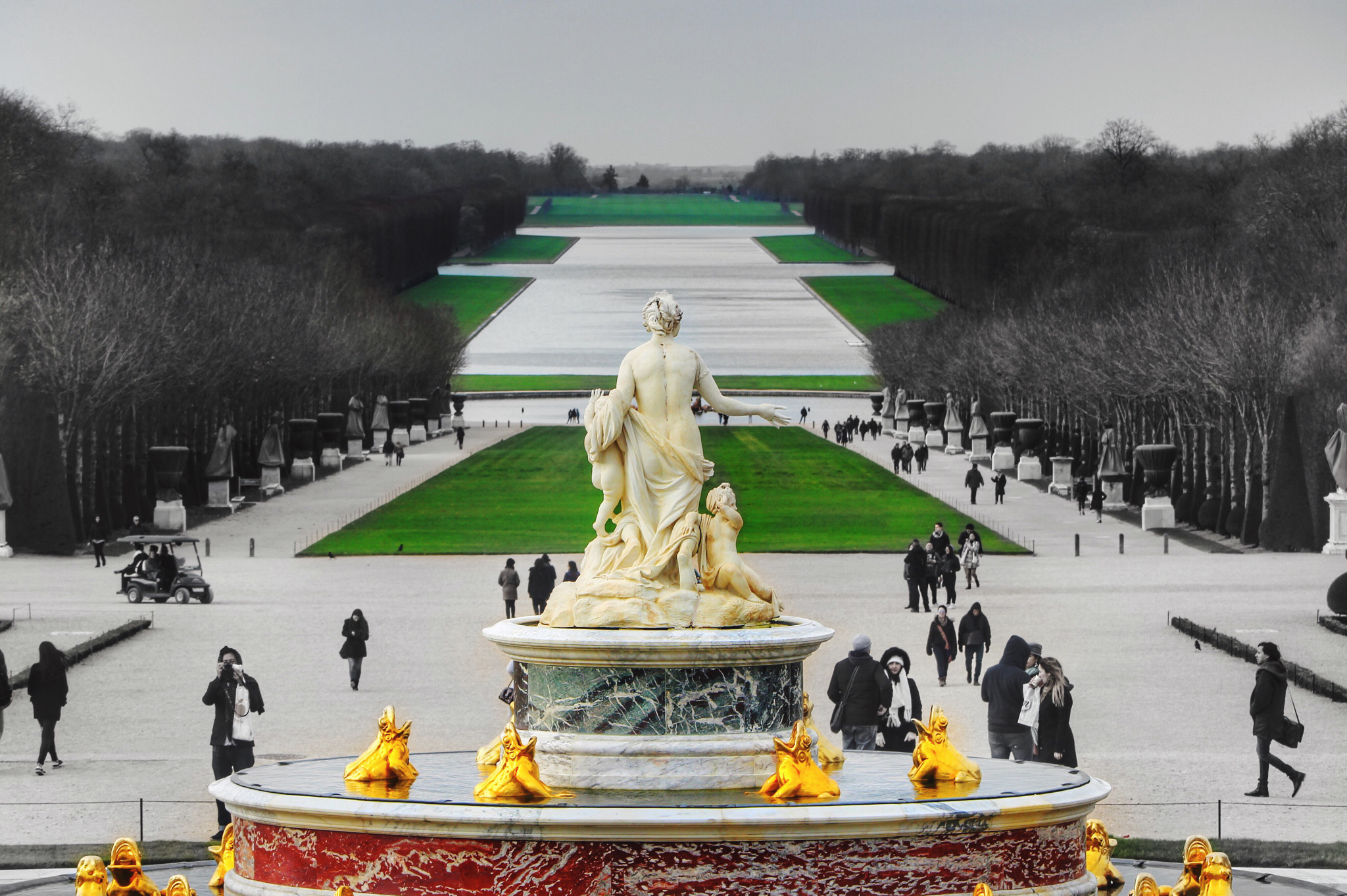 Canon EF75-300mm f/4-5.6 sample photo. Jardin de versailles photography