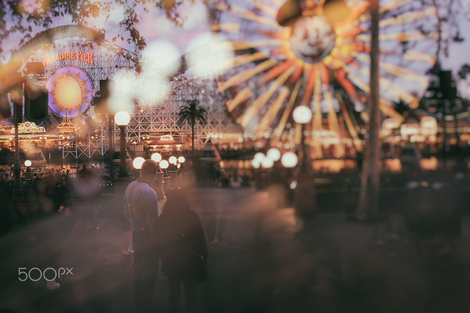 Canon EOS 60D + EF28-70mm f/2.8L USM sample photo. Double exposed paradise pier photography