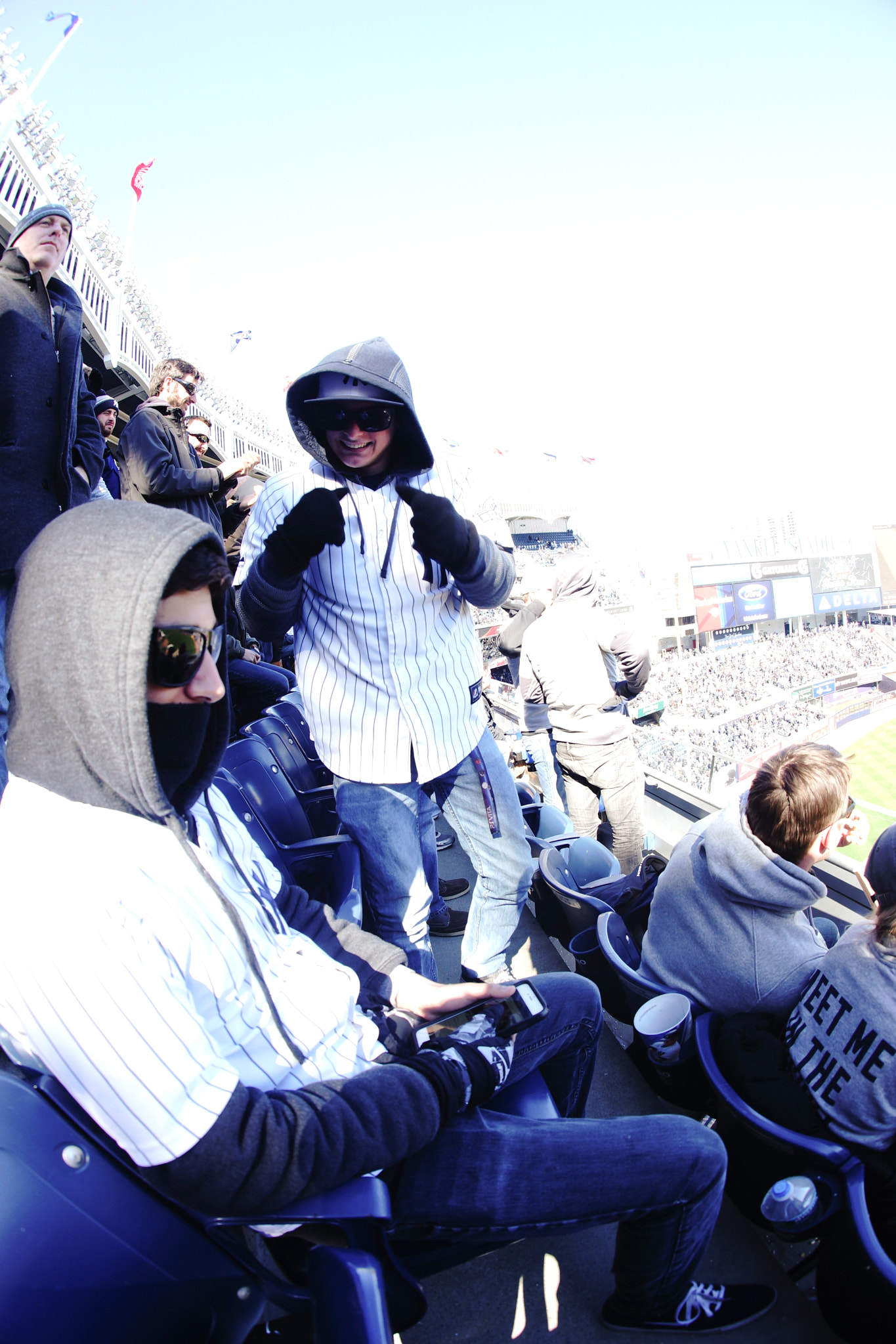 Sony a99 II + Sony 16mm F2.8 Fisheye sample photo. Yankees fanss photography