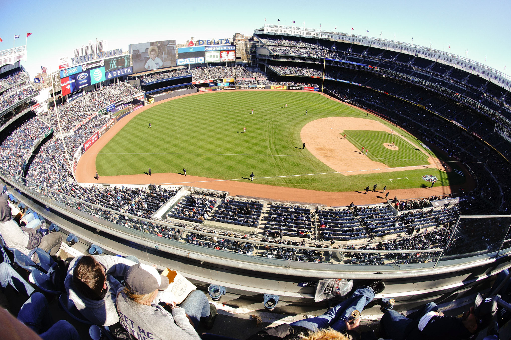 Sony a99 II + Sony 16mm F2.8 Fisheye sample photo. Yankee stadium photography