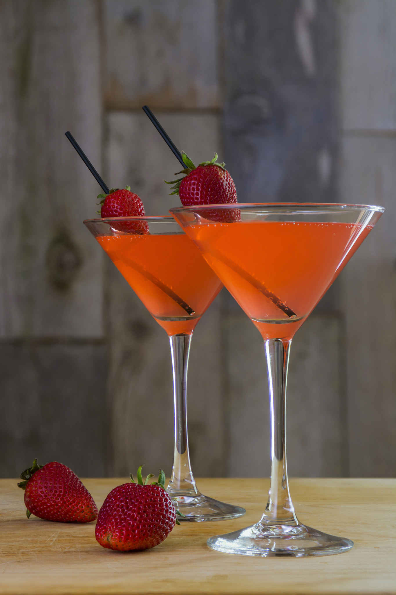 Nikon AF-S Nikkor 28-70mm F2.8 ED-IF sample photo. Two strawberry martinis photography