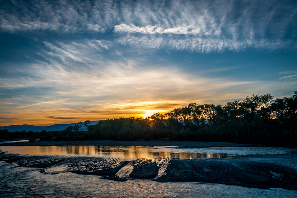 Canon EOS-1D Mark II sample photo. Sunset over toomes creek photography