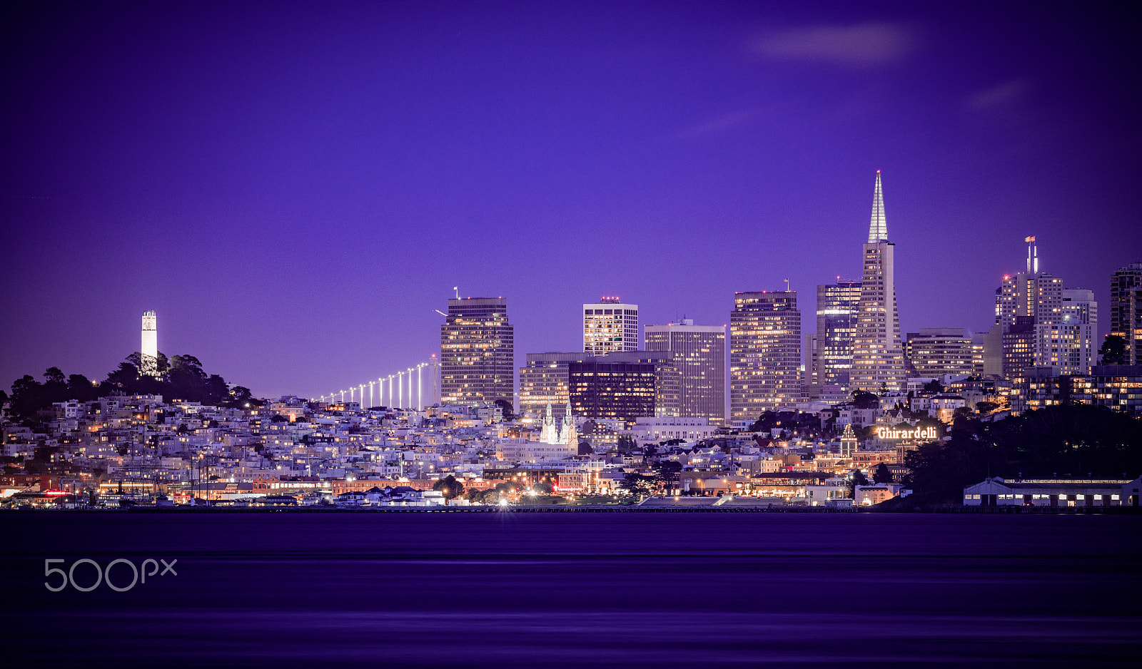 Canon EF 100-400mm F4.5-5.6L IS II USM sample photo. Lights on in san francisco photography